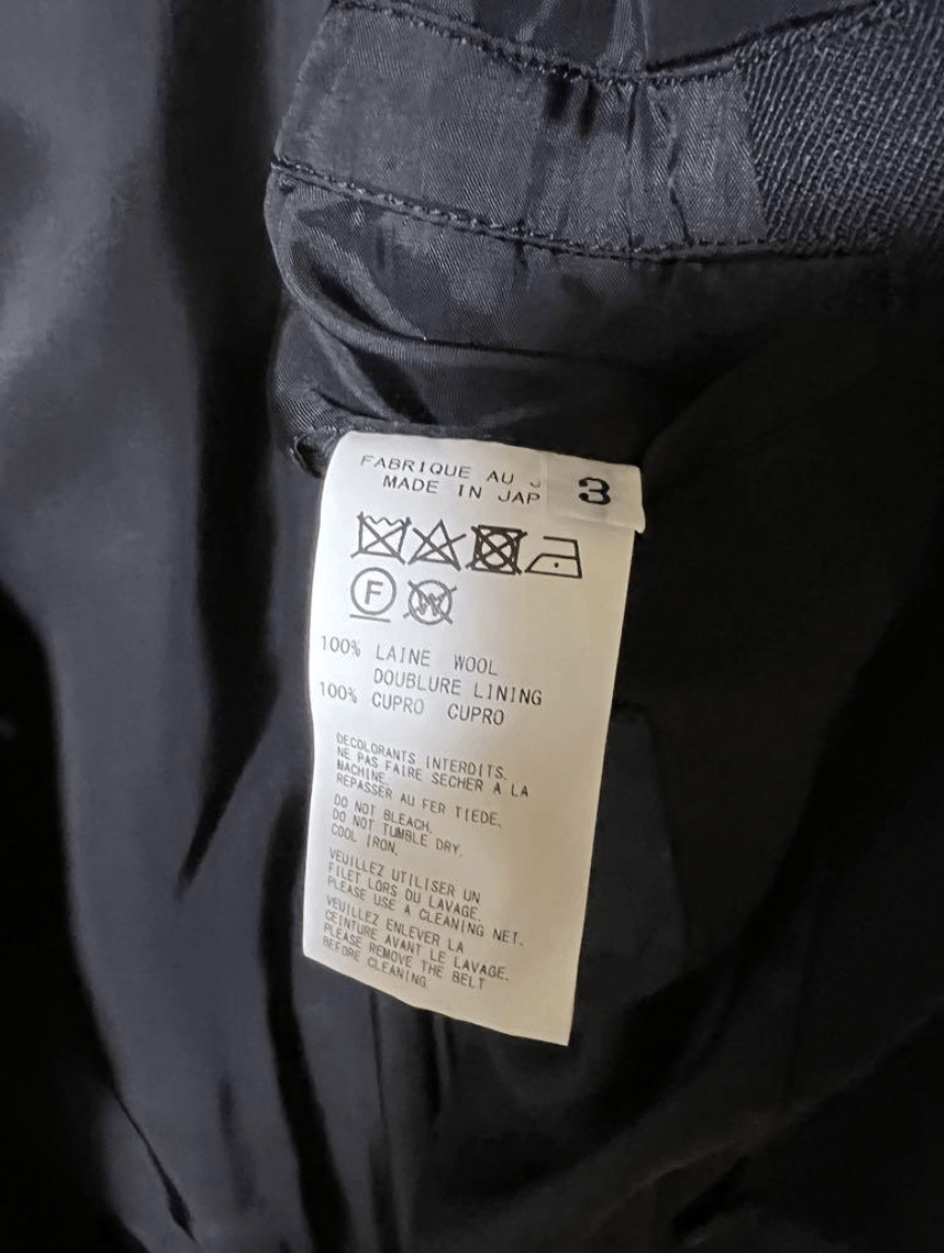 Yohji Yamamoto Yohji Yamamoto REGULATION - 8B DOUBLE BREASTED COAT Size US L / EU 52-54 / 3 - 20 Thumbnail