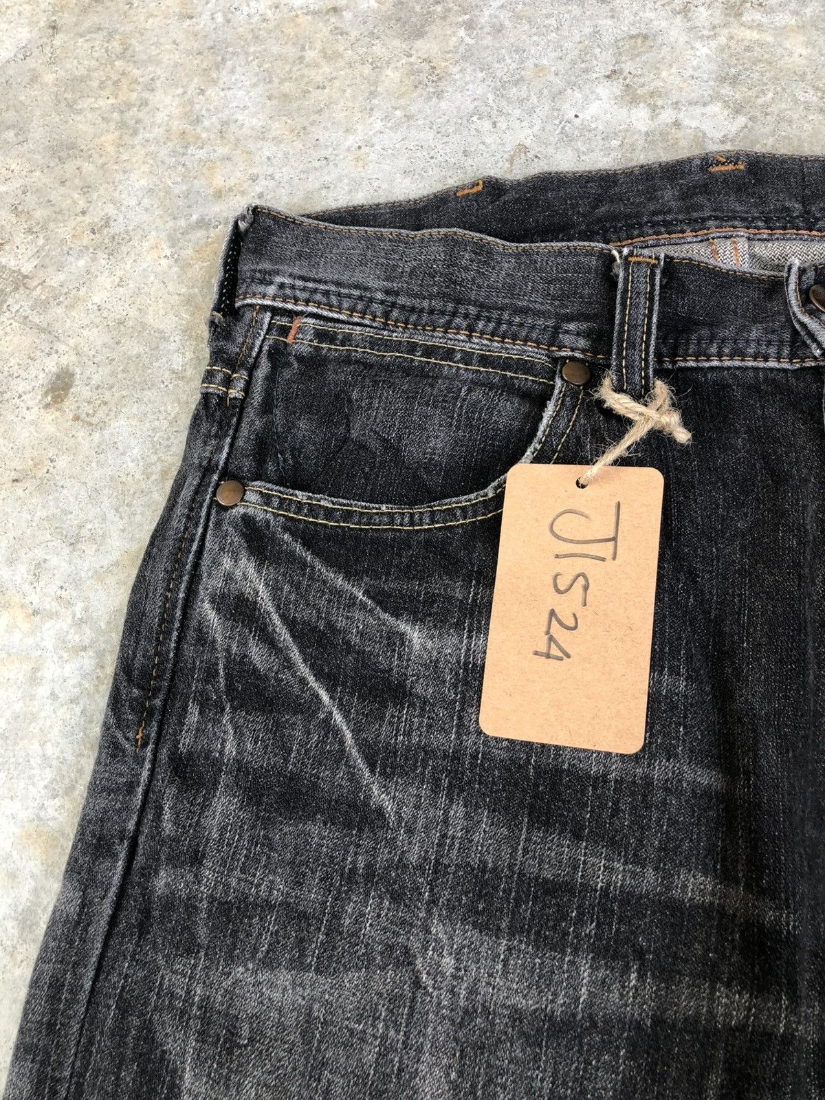 If Six Was Nine Wrangler Flared Jeans Bootcut Distressed Jeans Size US 30 / EU 46 - 14 Thumbnail