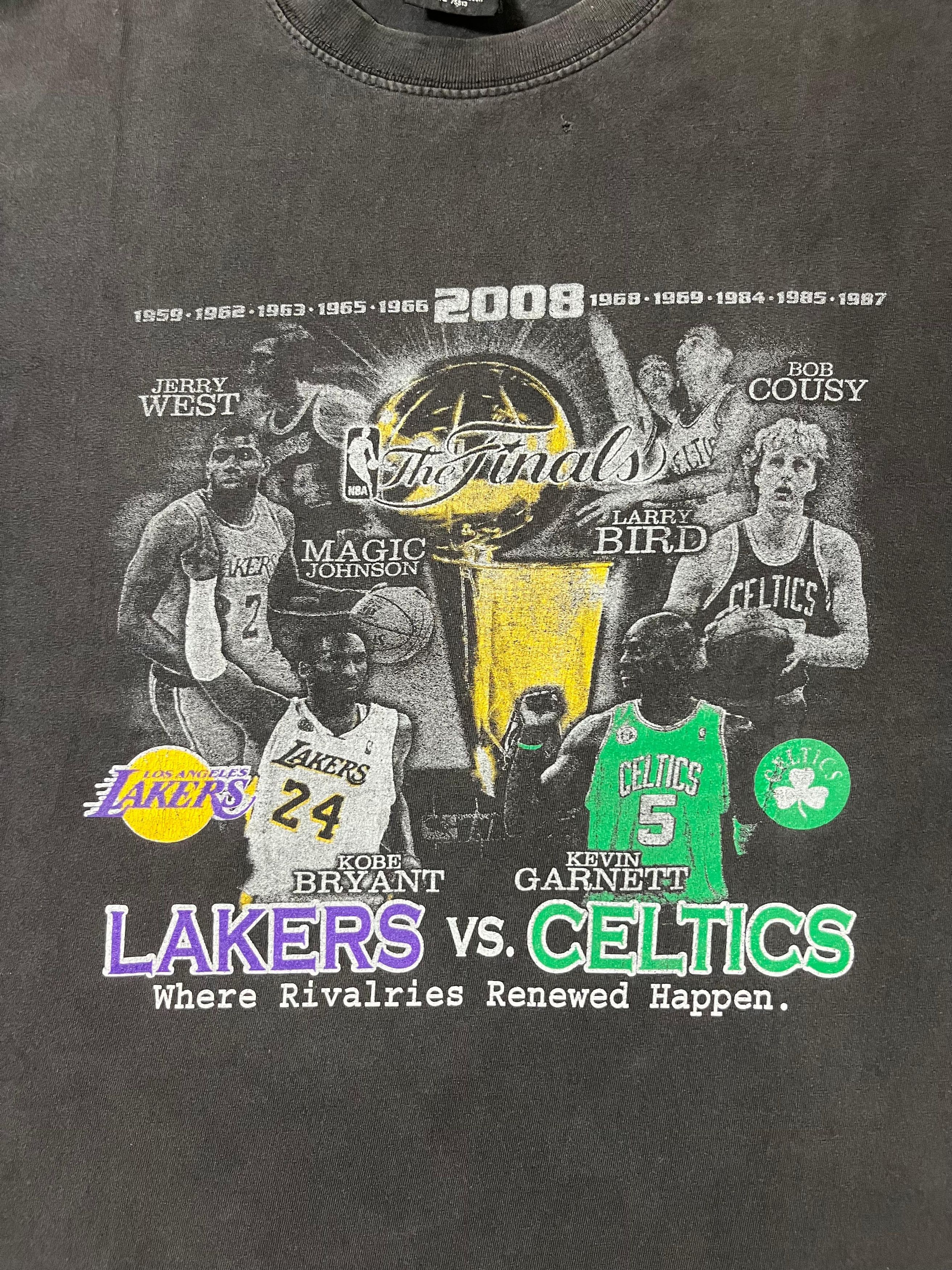 NBA Vintage Y2K LA Lakers Vs Boston Celtic NBA Finals 2008 Size US L / EU 52-54 / 3 - 3 Thumbnail