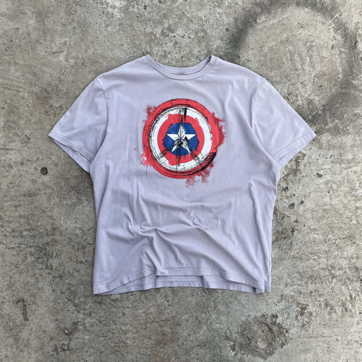 Marvel Comics × Vintage Vintage T-shirts DC Marvel Capitan America Big Logo Y2K 00s Size US XL / EU 56 / 4 - 1 Thumbnail
