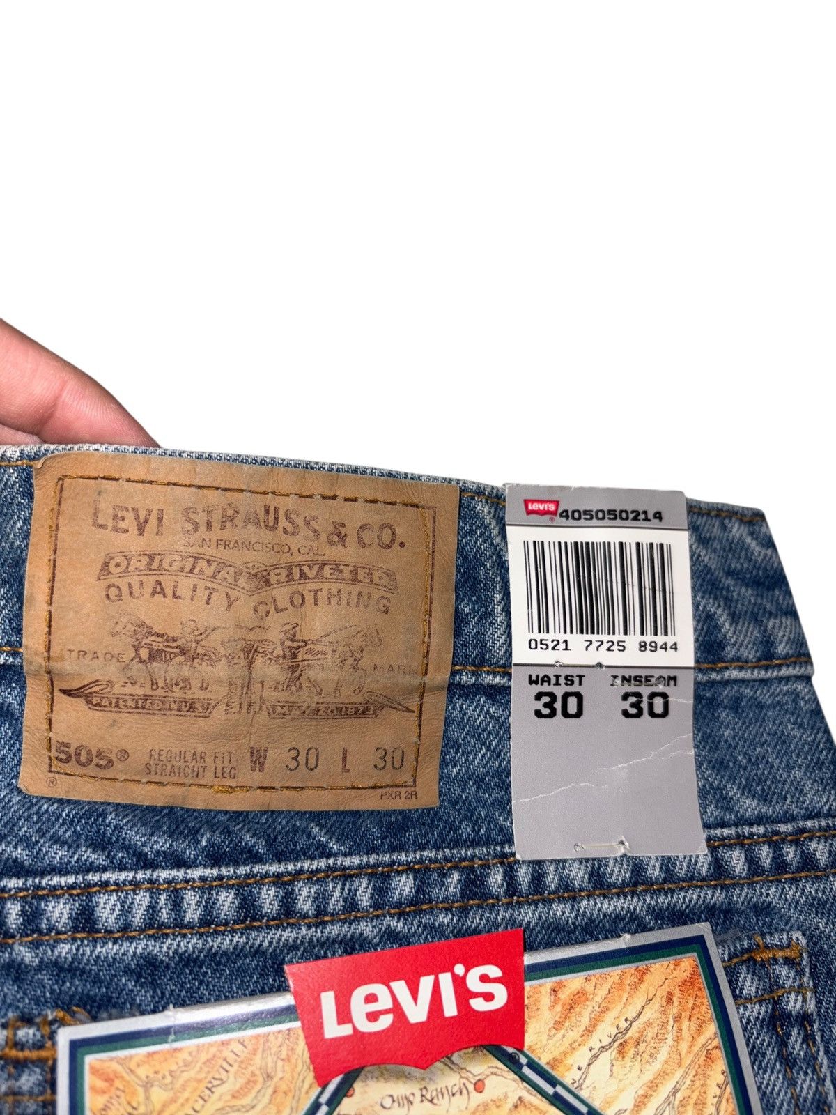 Levi's 30x30 29x32 90s Levis Orange Tab 505 Lot Denim Bundle USA Size US 30 / EU 46 - 4 Thumbnail