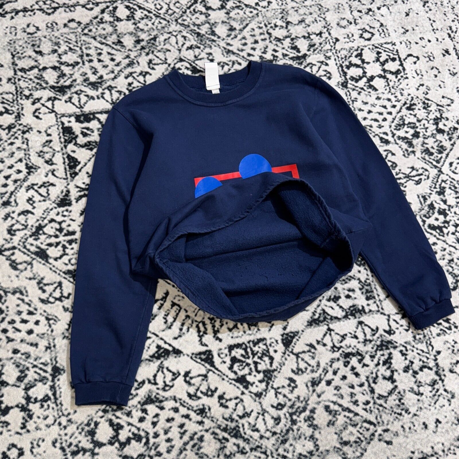Vintage Vintage Navy Coton Crewneck Size XS Mickey Mouse Walt Disney Size US XS / EU 42 / 0 - 8 Thumbnail