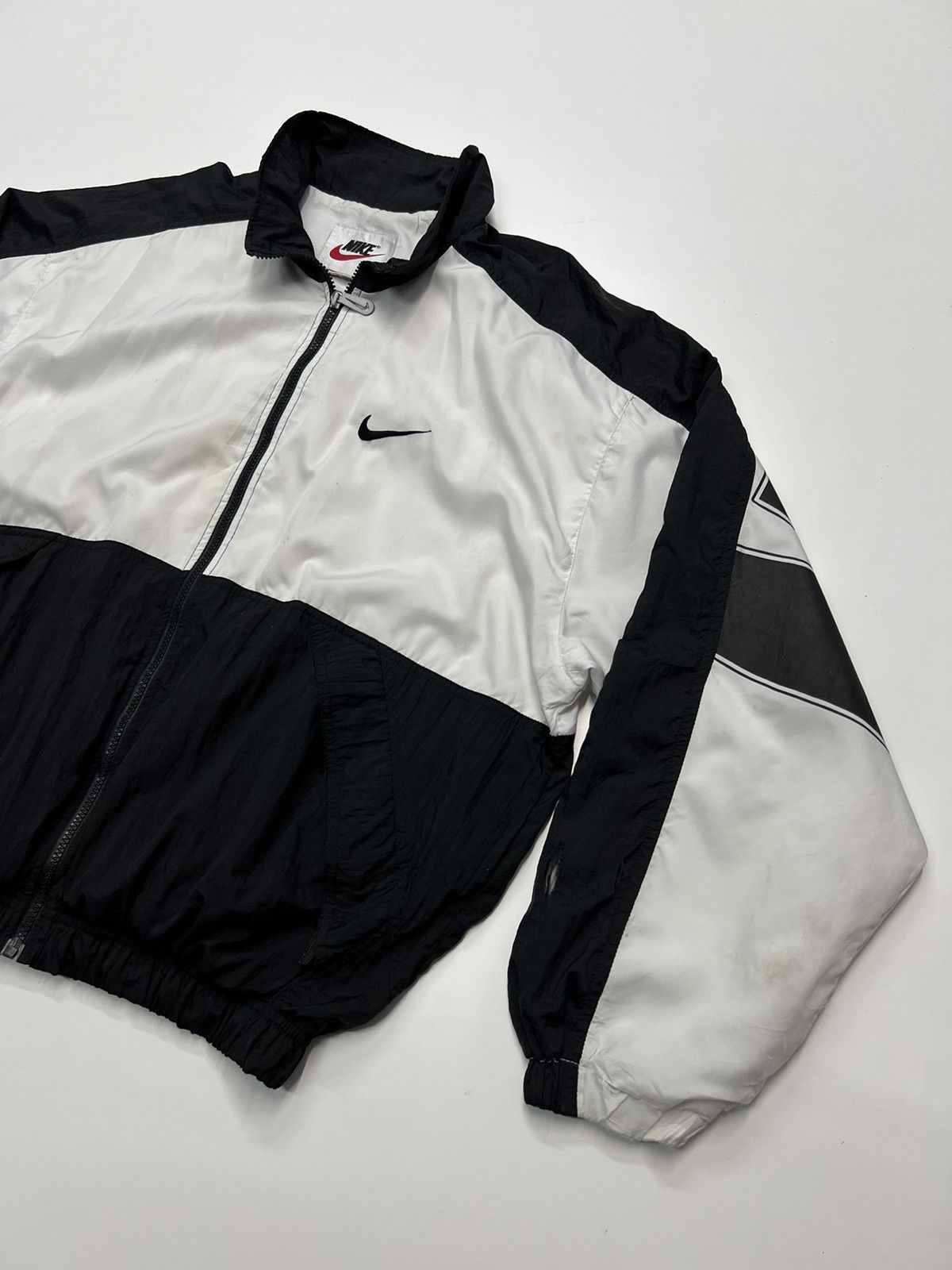 Nike 🔥VINTAGE NIKE SPELLOUT ZIPPER JACKET Size US L / EU 52-54 / 3 - 4 Thumbnail