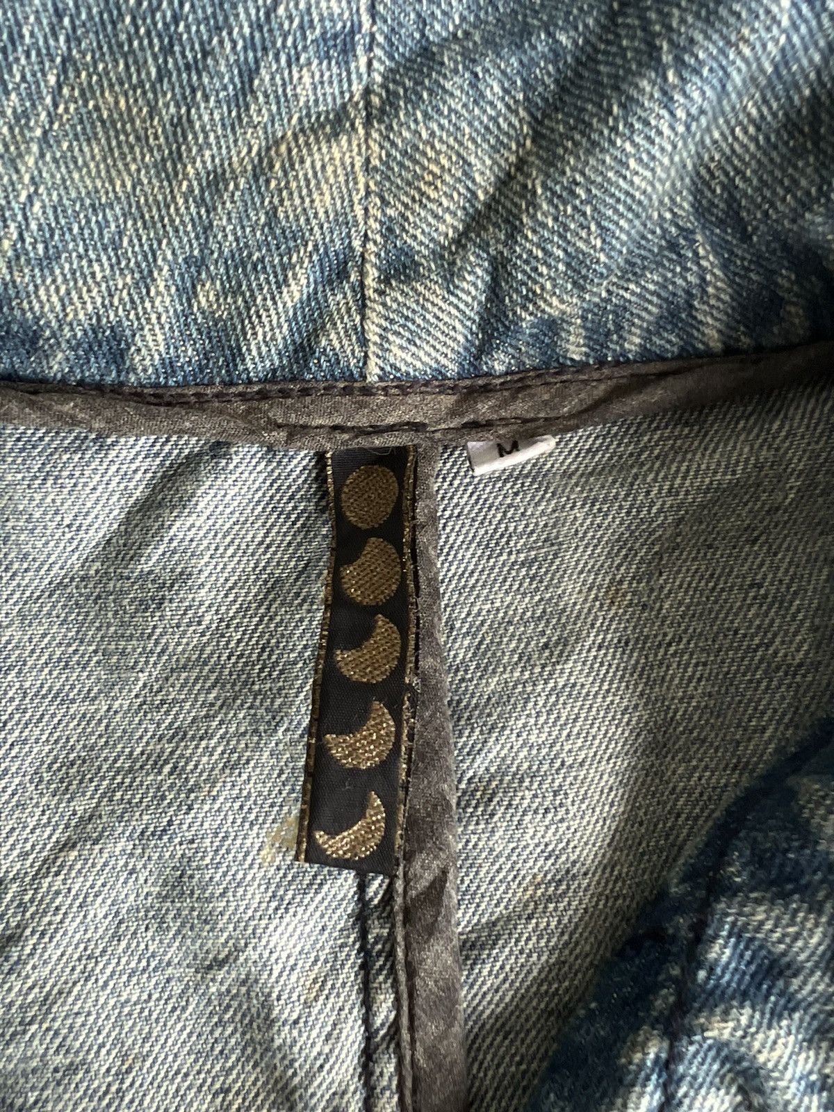 Freewheelers Vintage USN WWII Inspire Shawl Collar Distress Denim Jacket Size US M / EU 48-50 / 2 - 10 Thumbnail