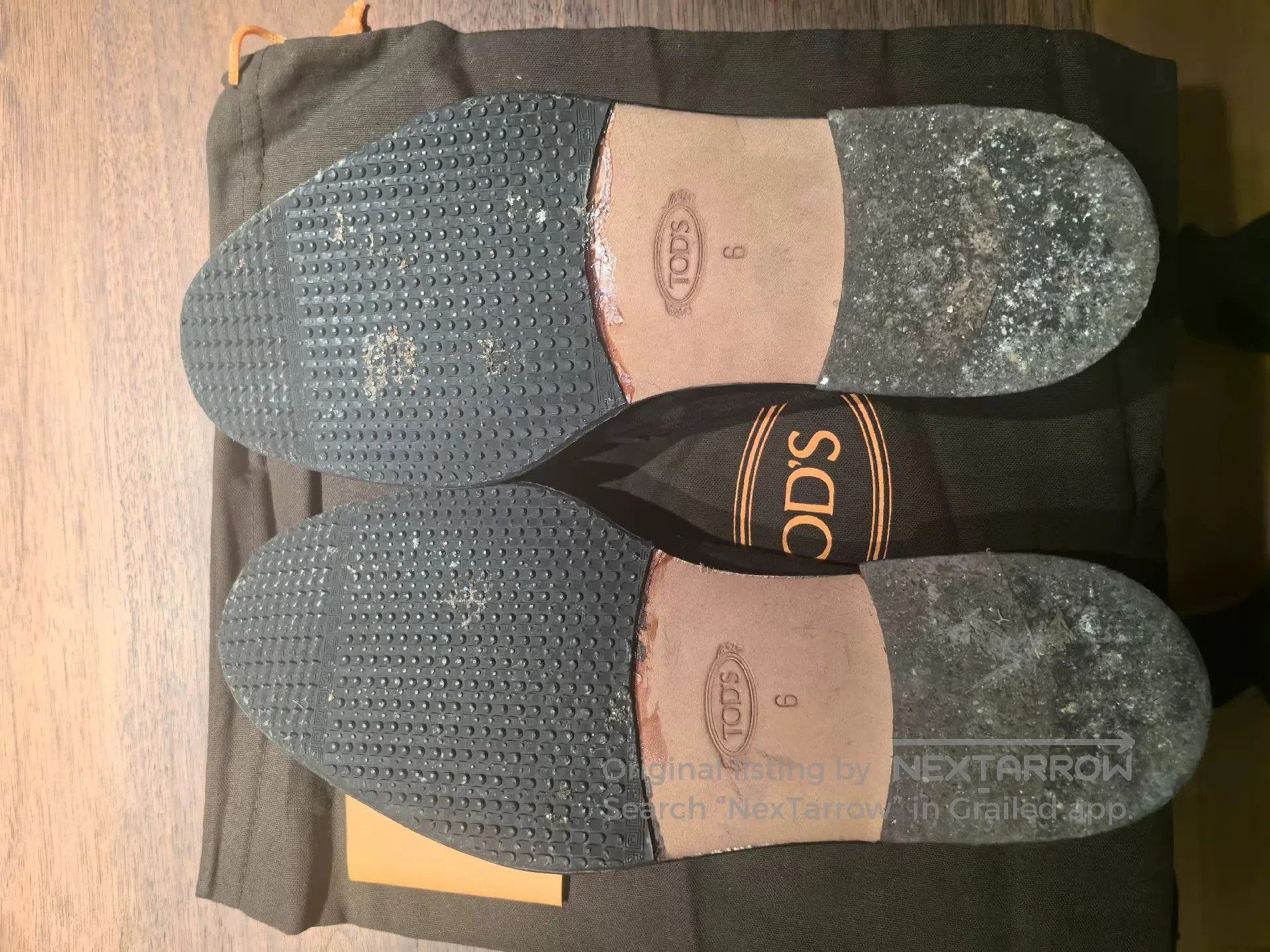 Tod's Tod's Leather Loafers with Dust Bag. Size US 6 / EU 39 - 6 Thumbnail