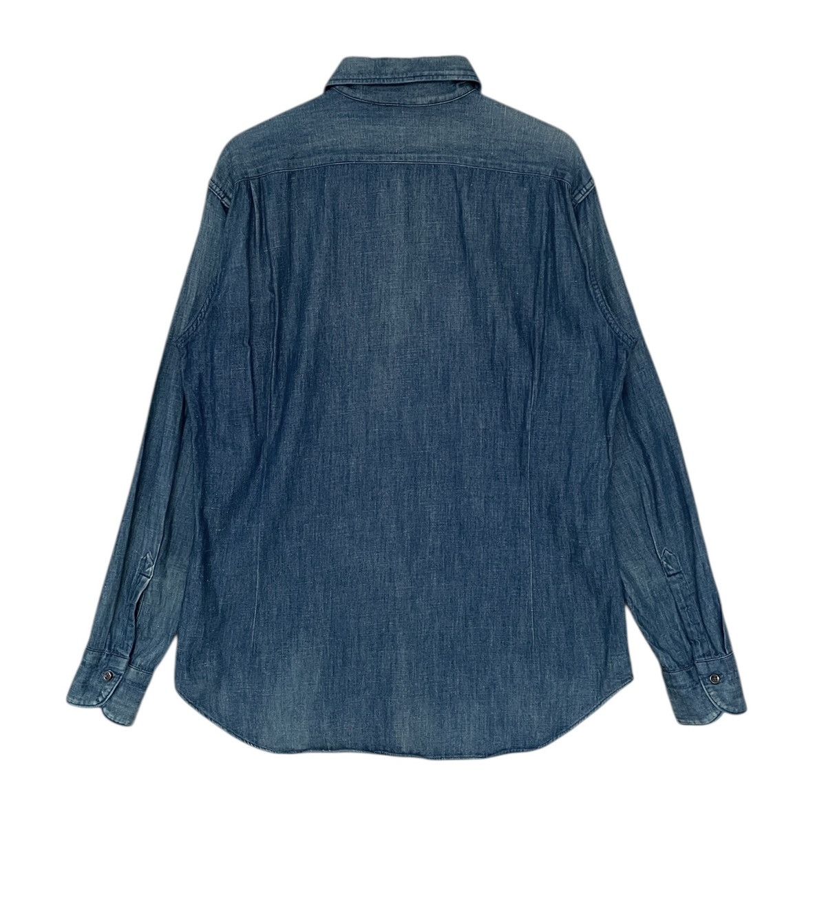 45rpm Vintage Japanese Brand 45rpm Denim Shirt 2000s Size US S / EU 44-46 / 1 - 2 Thumbnail