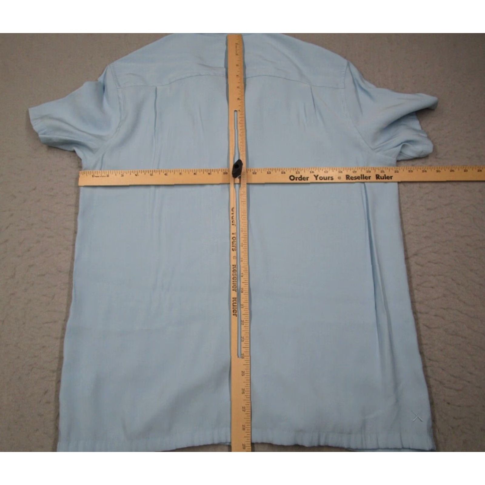 Cuts Cuts Shirt Mens Medium Blue Button Up Short Sleeve Camp Shirt Loop Collar Size US M / EU 48-50 / 2 - 6 Thumbnail