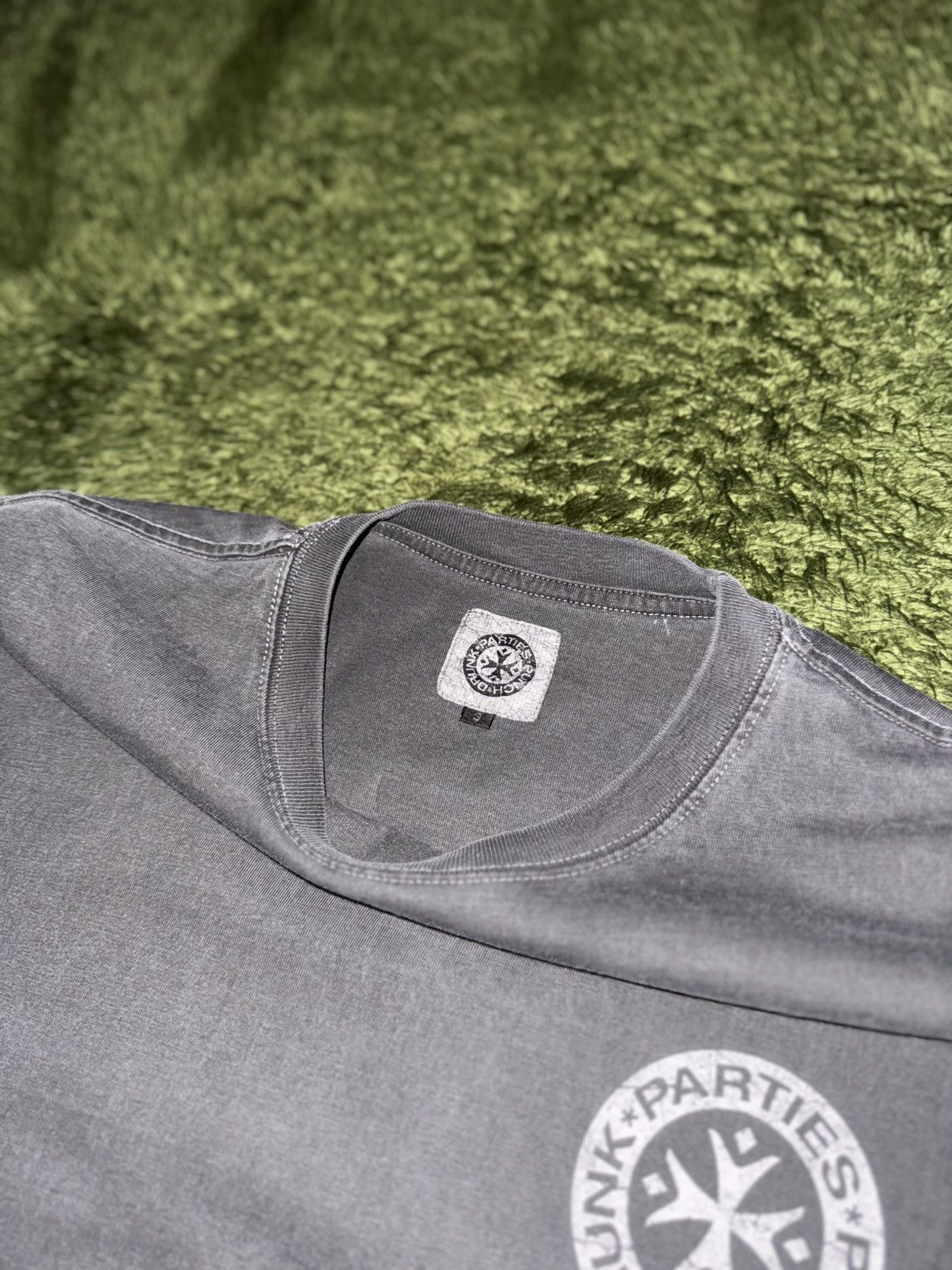 Japanese Brand [3] Punch Drunk Parties Hult Logo Dyed Single Stitch T-Shirt Size US XXL / EU 58 / 5 - 3 Thumbnail