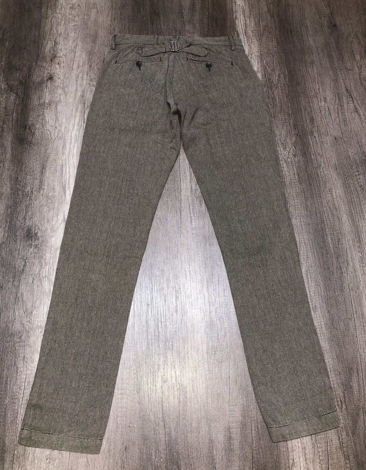 Designer VINTAGE DEVRED BUCKLE BACK SMART CASUAL PANT Size US 32 / EU 48 - 6 Thumbnail