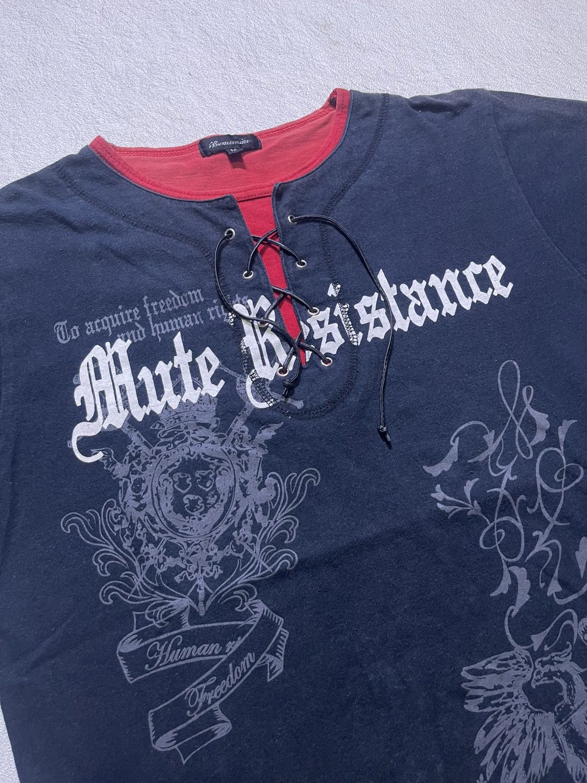 Japanese Brand Y2K BEAUMERE long sleeve tshirt ifsix style Size US M / EU 48-50 / 2 - 3 Thumbnail