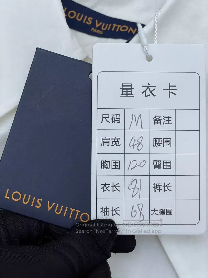 Louis Vuitton Louis Vuitton White wavy shirt Size US M / EU 48-50 / 2 - 5 Thumbnail