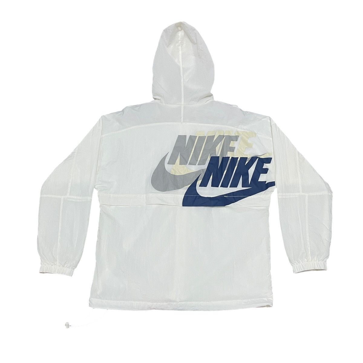 Nike Vintage Nike Multi-Logo Swoosh Hooded Windbreaker Jacket Size US M / EU 48-50 / 2 - 13 Thumbnail