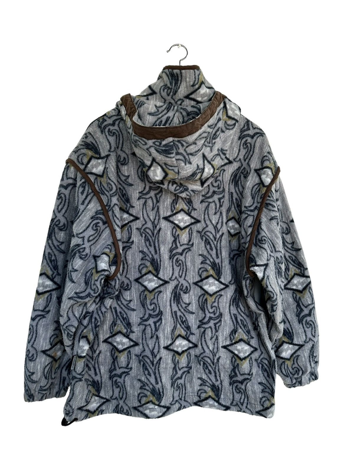 Billabong Vtg 90s Billabong Psychedelic Abstract Fleece Hoodie Jacket Size US L / EU 52-54 / 3 - 2 Thumbnail