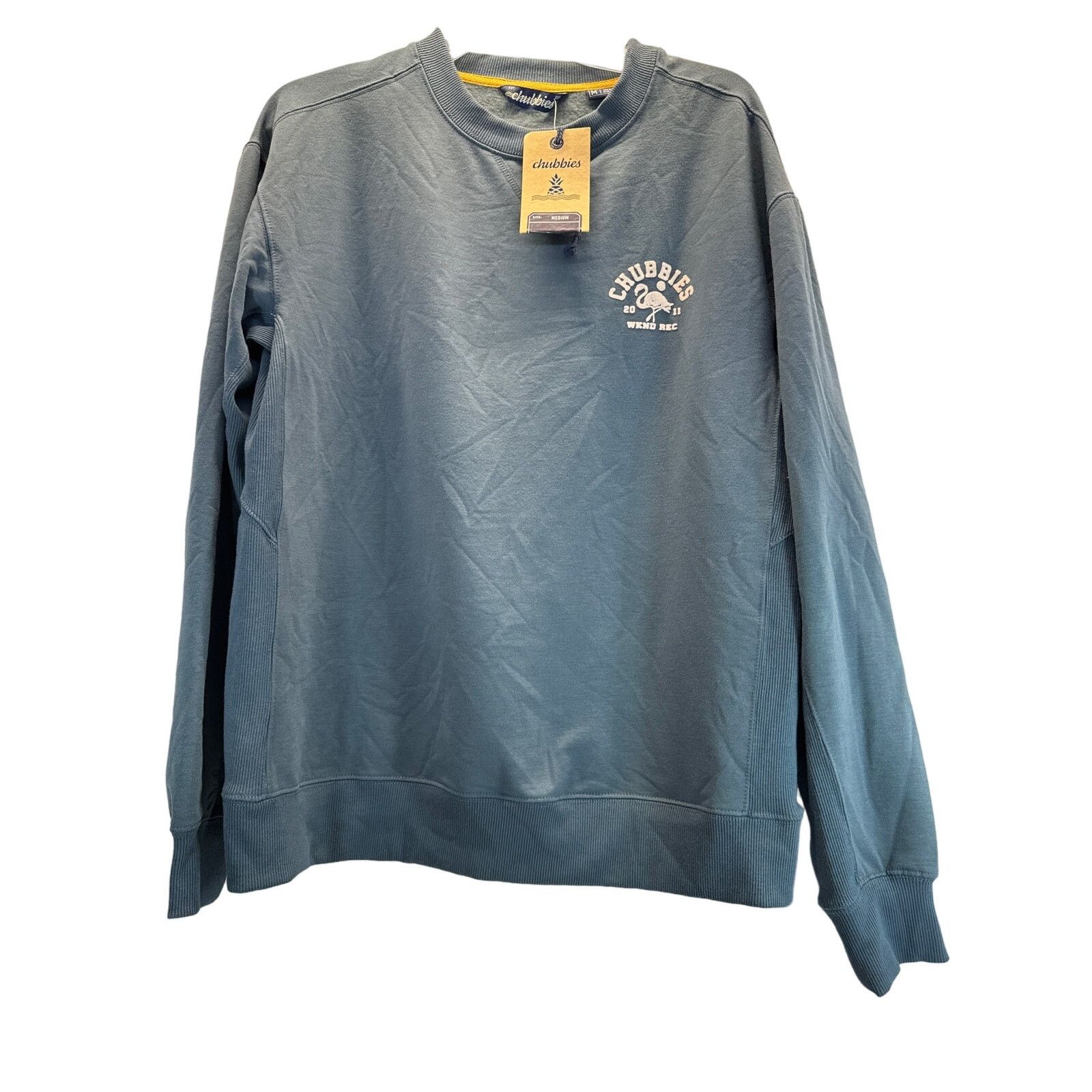 Chubbies Chubbies Blue Soft Terry Crewneck Sweatshirt men sz M Size US M / EU 48-50 / 2 - 1 Thumbnail