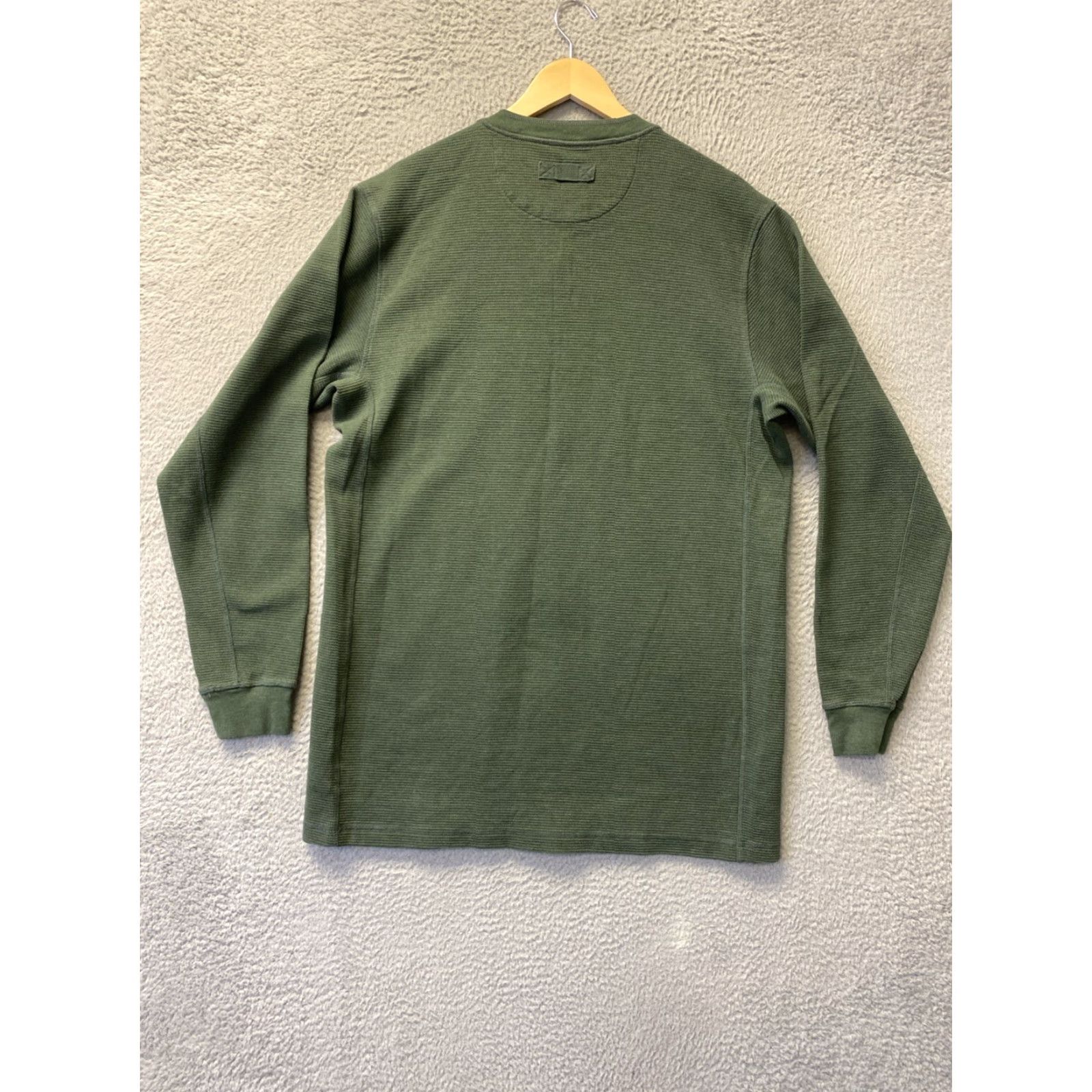 Vintage Duluth Green Henley Thermal Long Sleeve Sweater Mens LT /108-59 Size US L / EU 52-54 / 3 - 7 Thumbnail