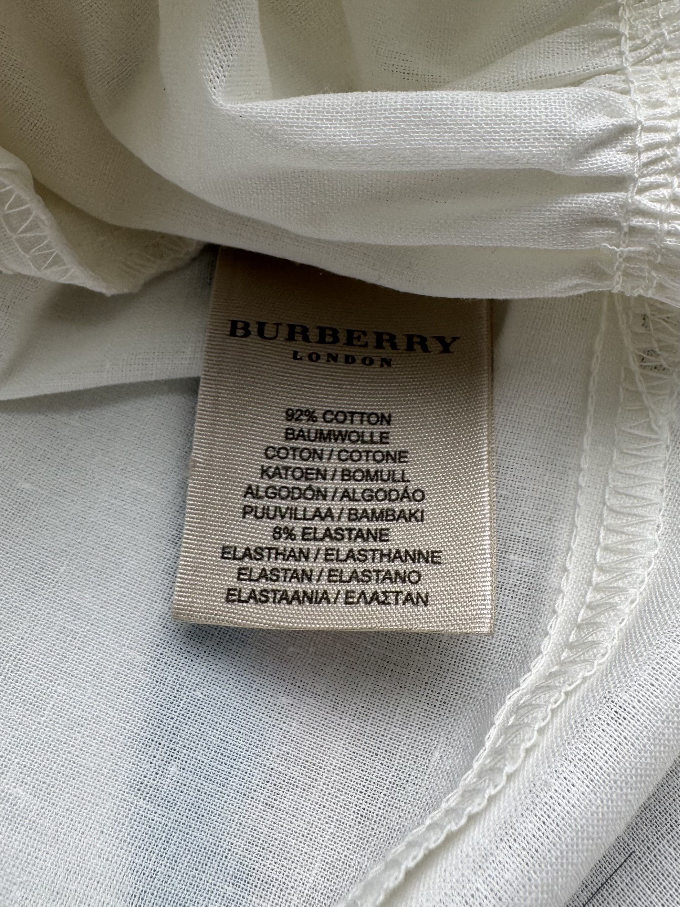 Burberry Burberry Vintage Ruffle Blouse Pleated Front Shirt Victorian Size S / US 4 / IT 40 - 4 Thumbnail
