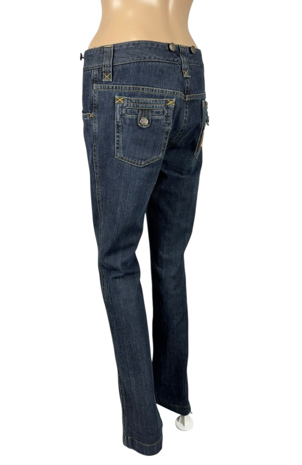 Dolce & Gabbana Dolce & Gabbana Vintage Jeans Bootcut Metal Logo Womens Size 40" / US 18 - 10 Thumbnail