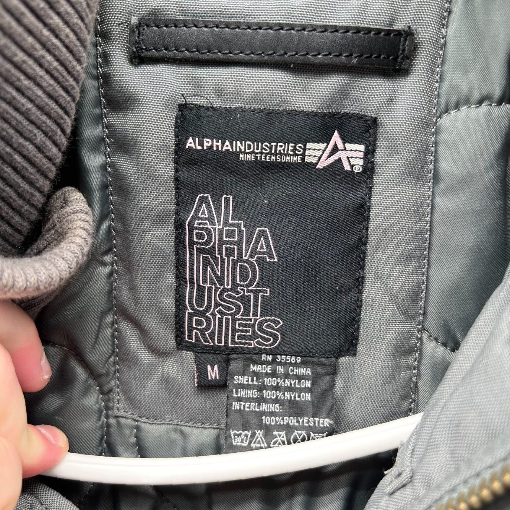 Vintage VINTAGE Alpha Industries Jacket Men Medium Military Field Gray Full Zip Winter Nylon M65 Size US M / EU 48-50 / 2 - 4 Thumbnail