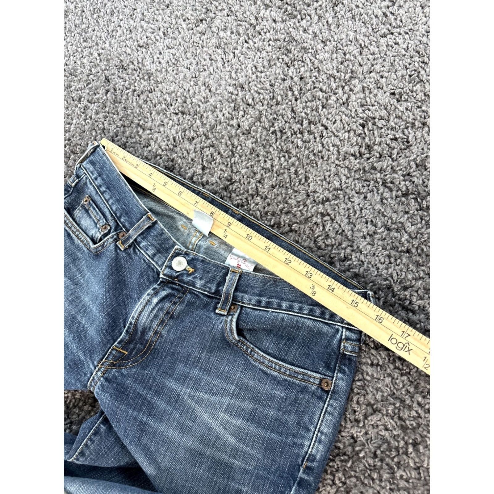 Lucky Brand VINTAGE Lucky Brand Jeans Bootcut Denim Pants Womens 32x32 Blue 100% Cotton Classic 5-Pocket Inseam 32 (Lucky Brand) Size 30" / US 8 / IT 44 - 4 Thumbnail
