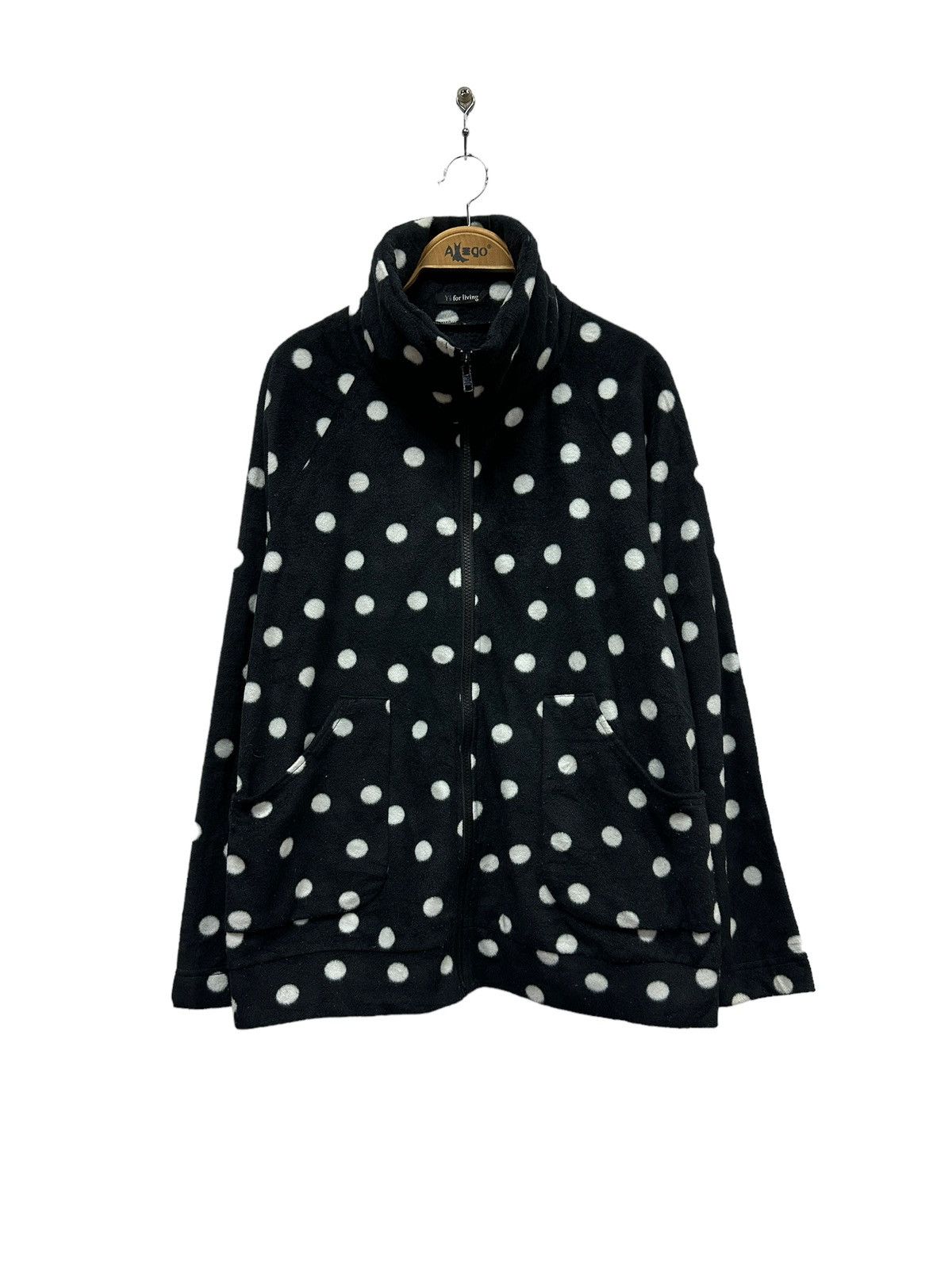 image of Vintage x YS Y’S For Living Zipper Jacket in Black, Men's (Size Medium)
