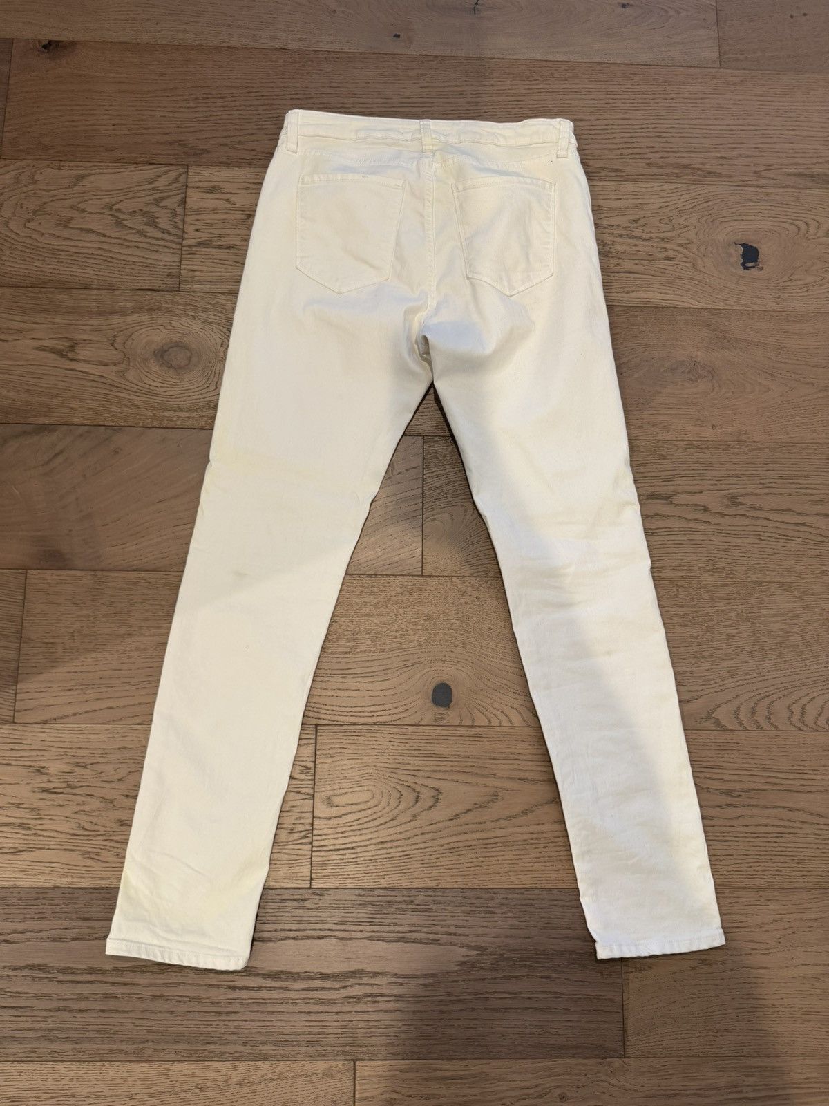 MONFRERE Monfrère Slim Fit White Jeans 33 Size US 33 - 9 Thumbnail