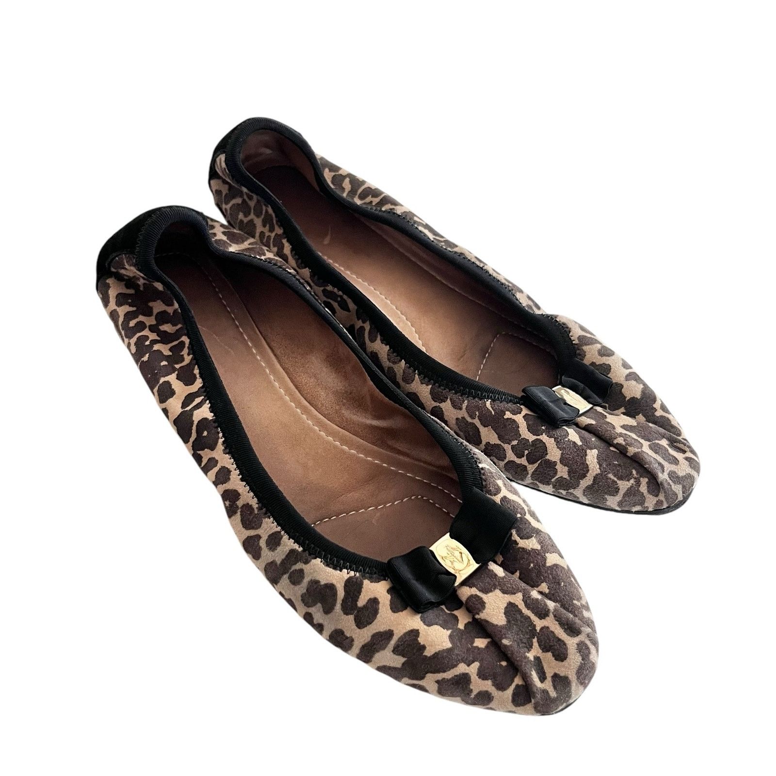 Salvatore Ferragamo Printed Calf Hair Vanna Ballerinas | Grailed