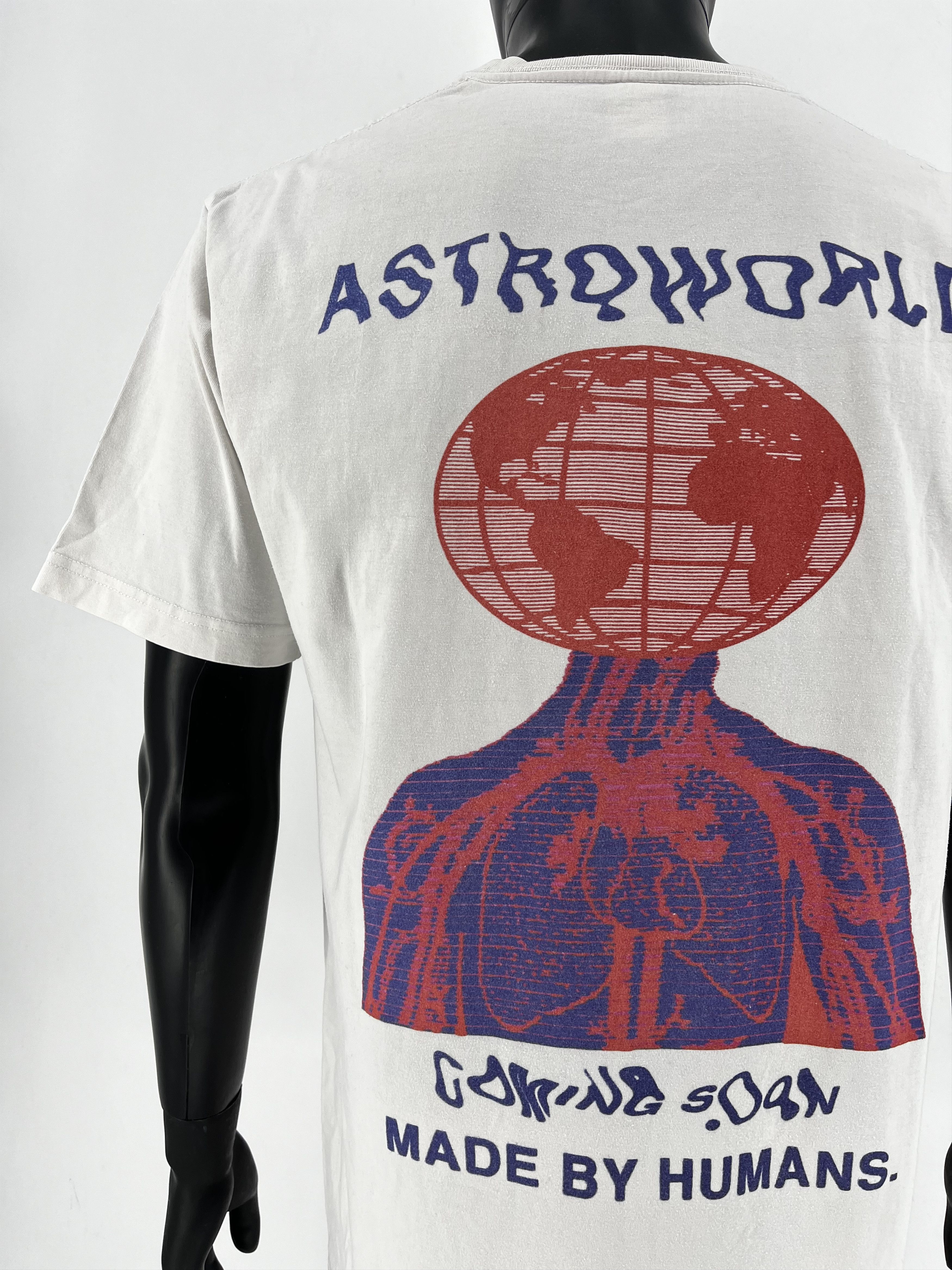 Travis Scott Travis Scott ASTROWORLD Coming Soon Made By Humans T Shirt Size US L / EU 52-54 / 3 - 8 Thumbnail