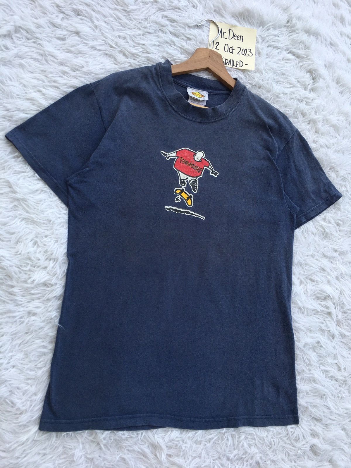 Thrasher Rare Vintage Thrasher Skateboarding Tshirt Size US M / EU 48-50 / 2 - 3 Thumbnail