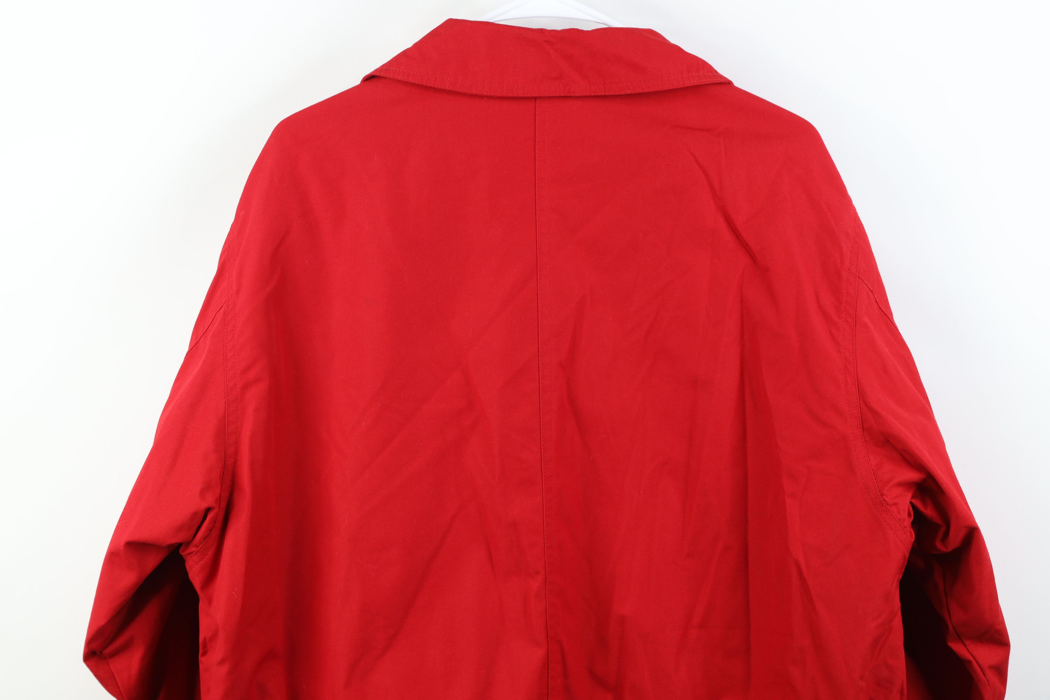 Eddie Bauer Vintage 90s Eddie Bauer Lined Full Zip Chore Barn Jacket Red Size US M / EU 48-50 / 2 - 14 Thumbnail