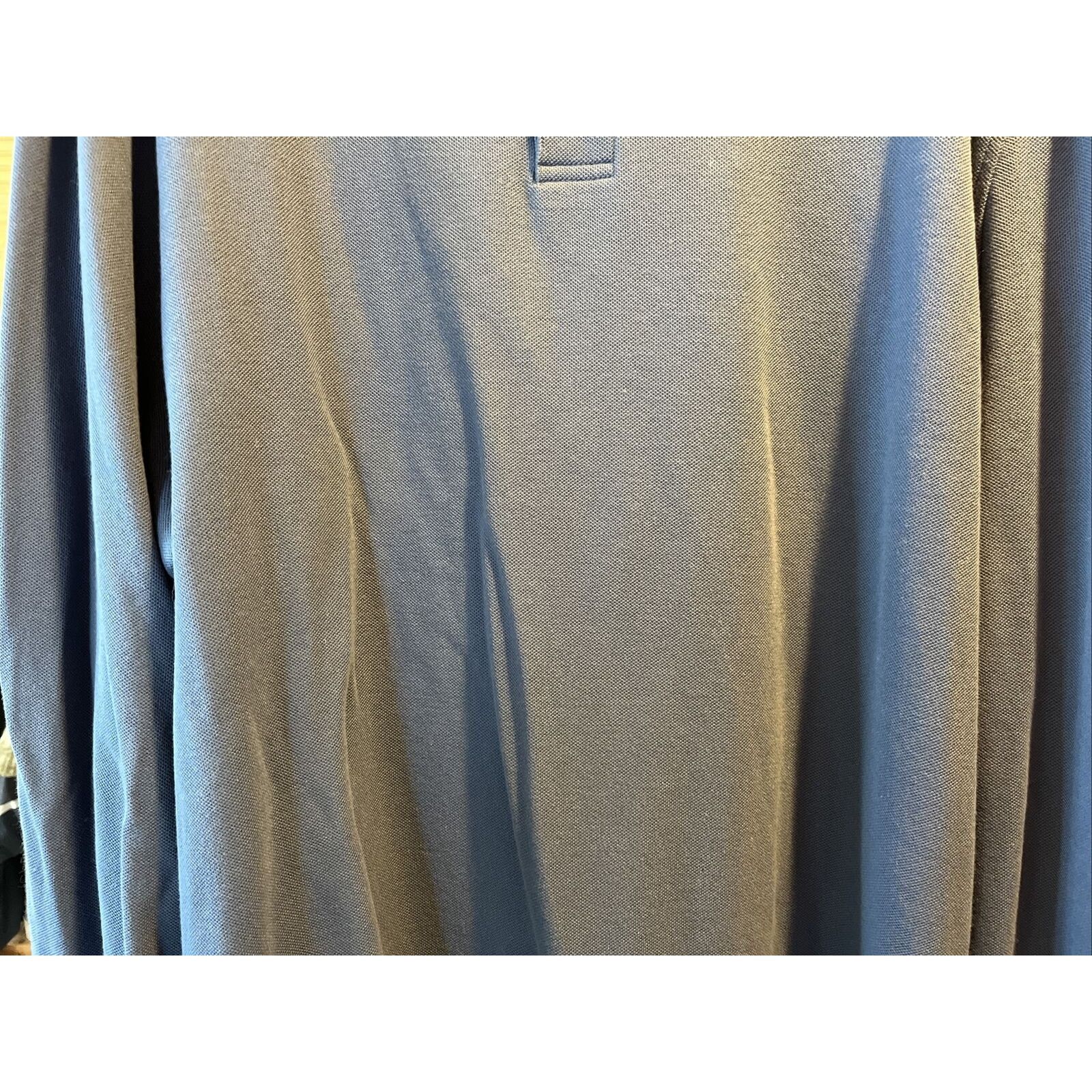Club Room Club Room Men’s XXL Blue LS Button Cotton Blend Polo Shirt Size US XXL / EU 58 / 5 - 9 Thumbnail
