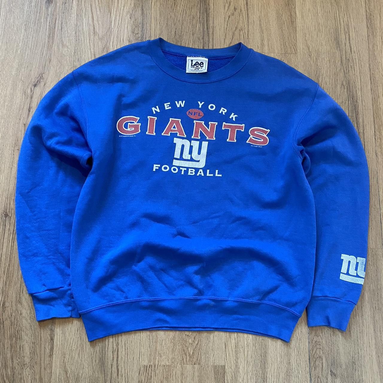 Lee 2001 New York Giants Lee crewneck sweatshirt in blue Size US M / EU 48-50 / 2 - 1 Thumbnail