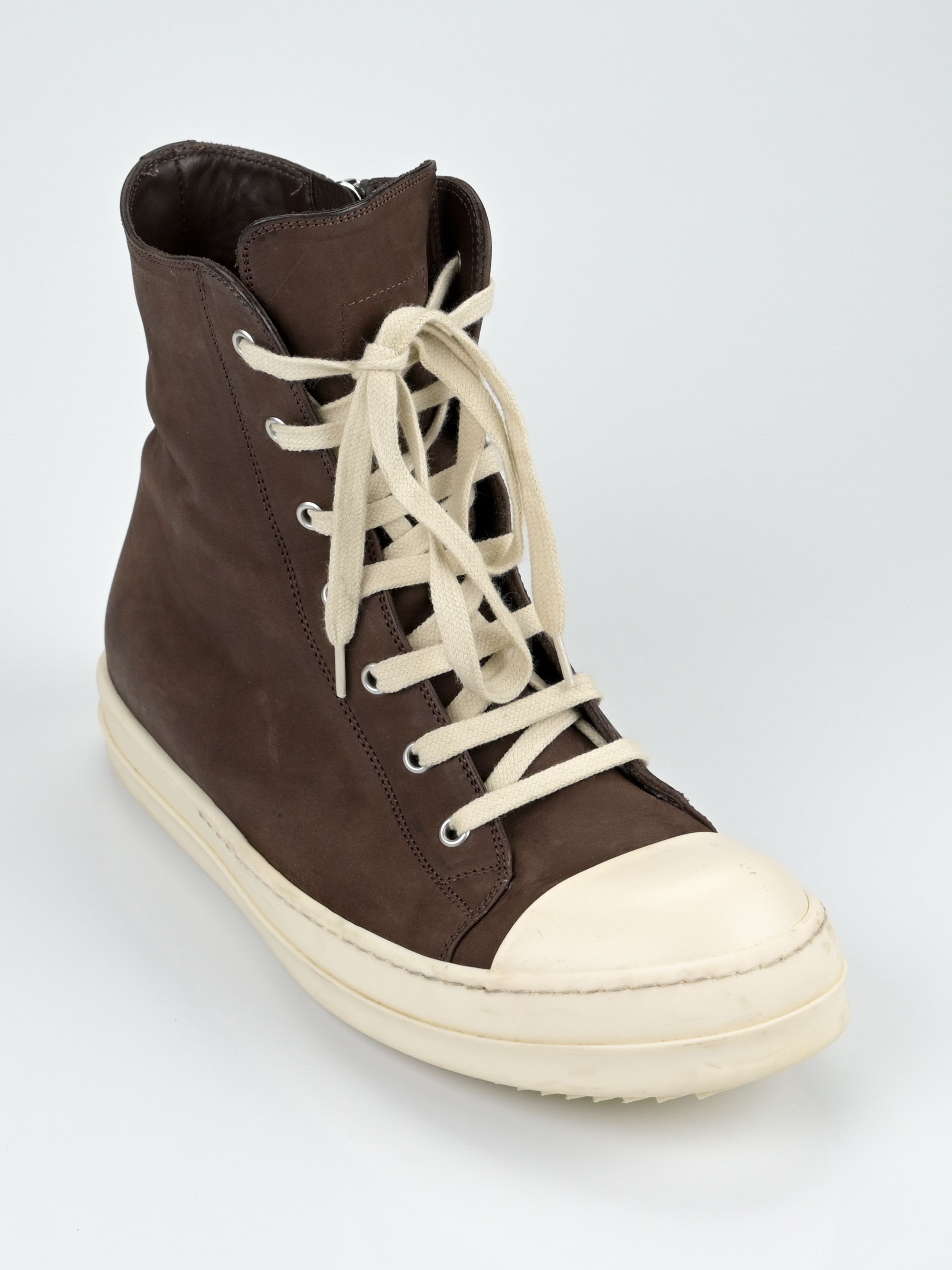 Rick Owens Mainline Leather High Top Ramones Size US 10 / EU 43 - 11 Thumbnail