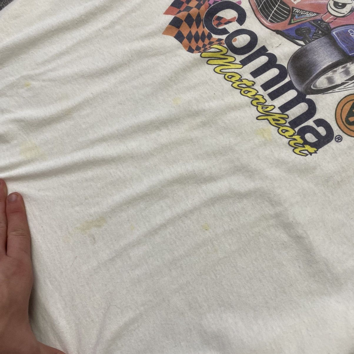 NASCAR Vintage Comma Motorsports Nascar 90’s single stitch tee Size US XL / EU 56 / 4 - 10 Thumbnail