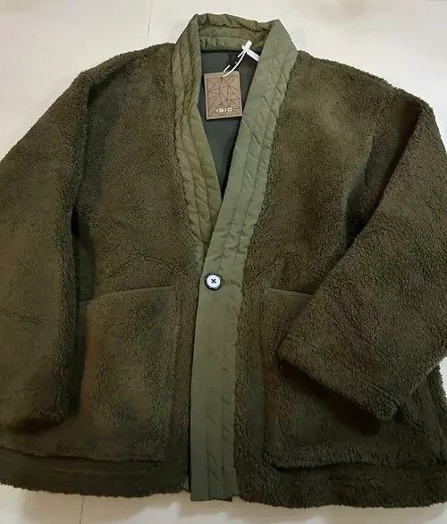 Japanese Brand Kimaya x Junko Retro fashion fleece kimono fluffy jacket Size US M / EU 48-50 / 2 - 5 Thumbnail