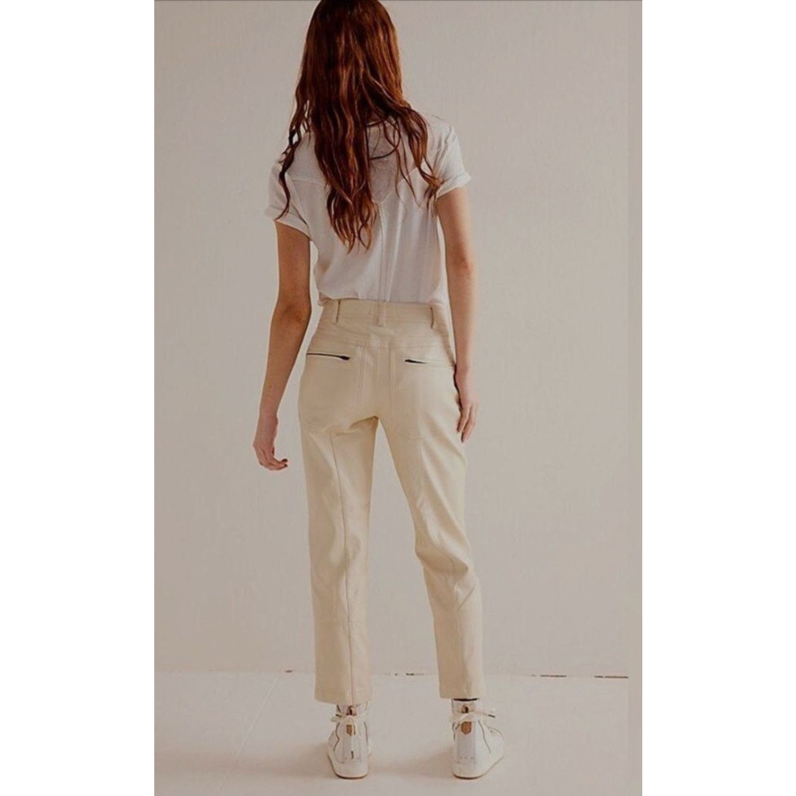 Free People New FREE PEOPLE We The Free Rebel Vegan Leather Pants $128 Size 30" / US 8 / IT 44 - 3 Thumbnail