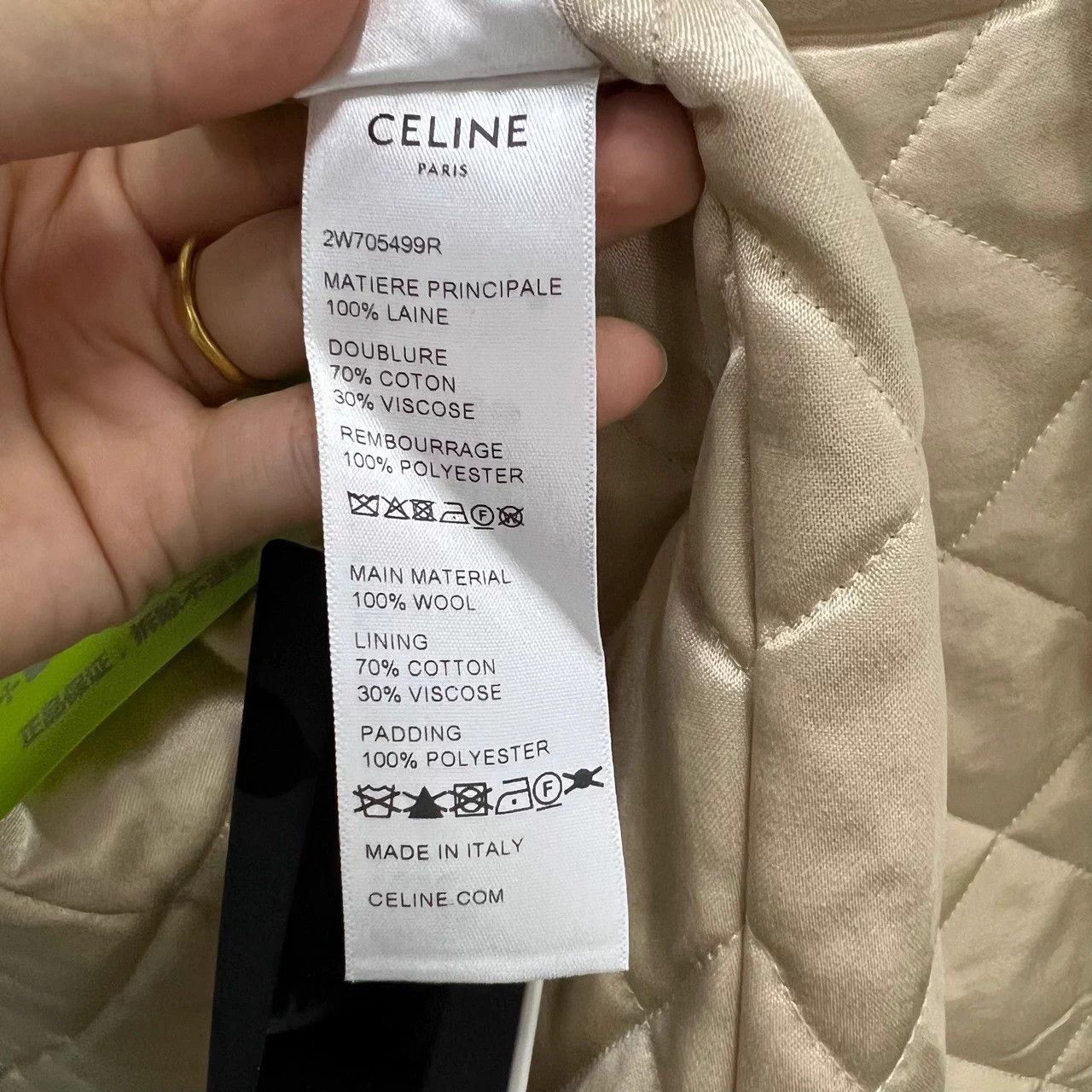 Celine Celine Tartan Pocket Colorblocked LS Shirt Size US L / EU 52-54 / 3 - 4 Thumbnail