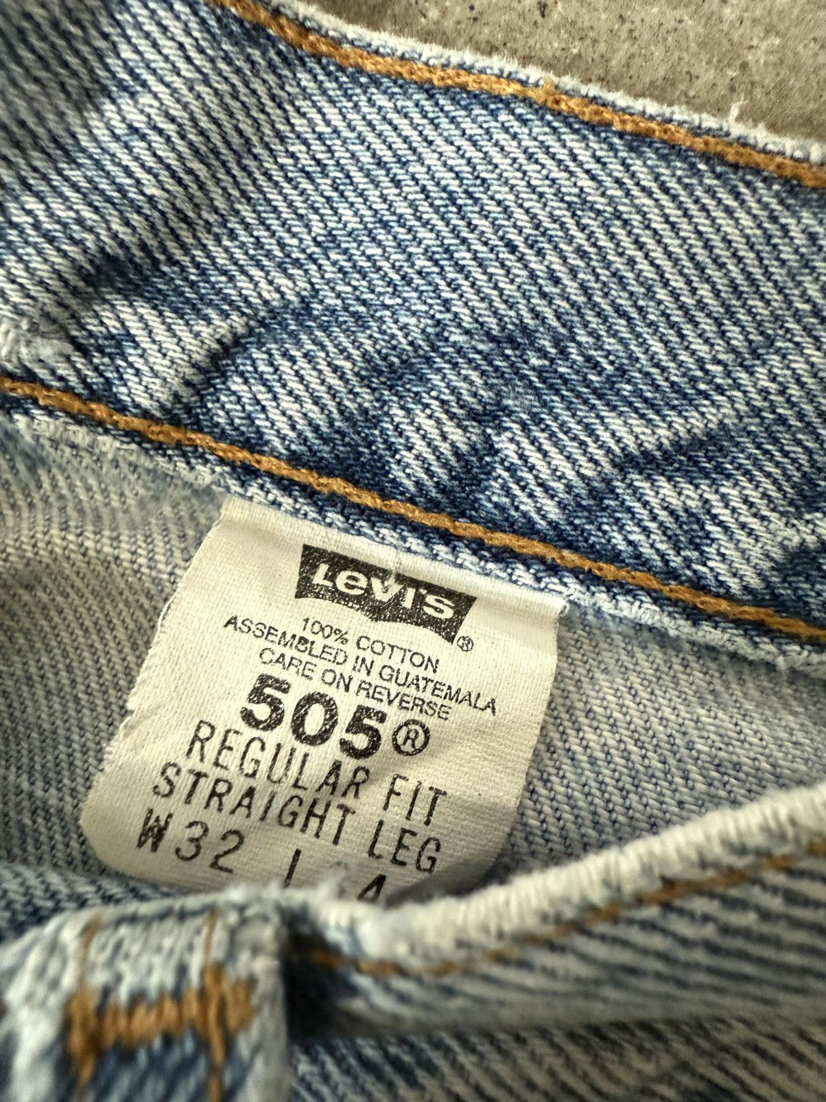 Levi's VINTAGE LEVI’S HOMEMADE DOUBLE KNEE CARPENTER JEANS PANTS Size US 32 / EU 48 - 4 Thumbnail