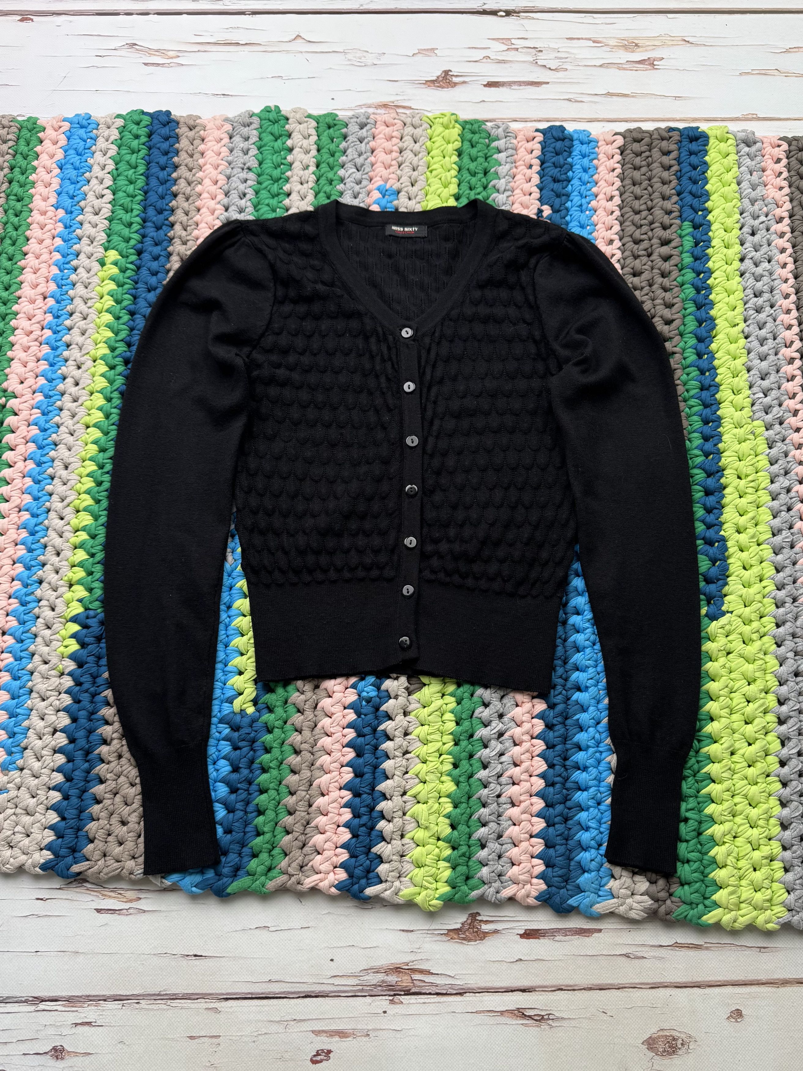 Miss Sixty Miss Sixty Vintage Cropped Cardigan (V320)(D10) Size XS / US 0-2 / IT 36-38 - 1 Thumbnail