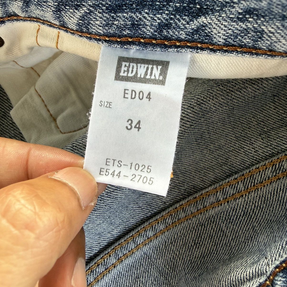 Edwin W36x29.5 Vintage Edwin Mud Washer Denim Jean Pants Size US 36 / EU 52 - 13 Thumbnail