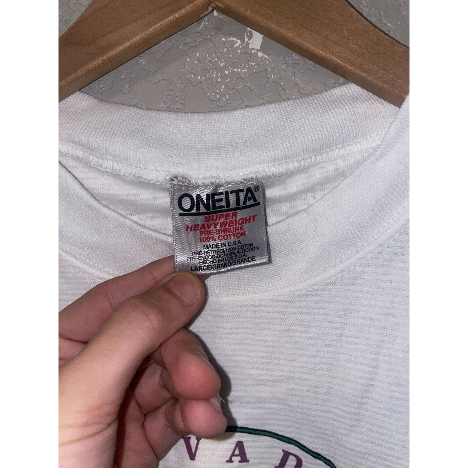 Vintage Vintage Las Vegas Casino Nevada Striped White L Shirt VTG Size US L / EU 52-54 / 3 - 8 Thumbnail