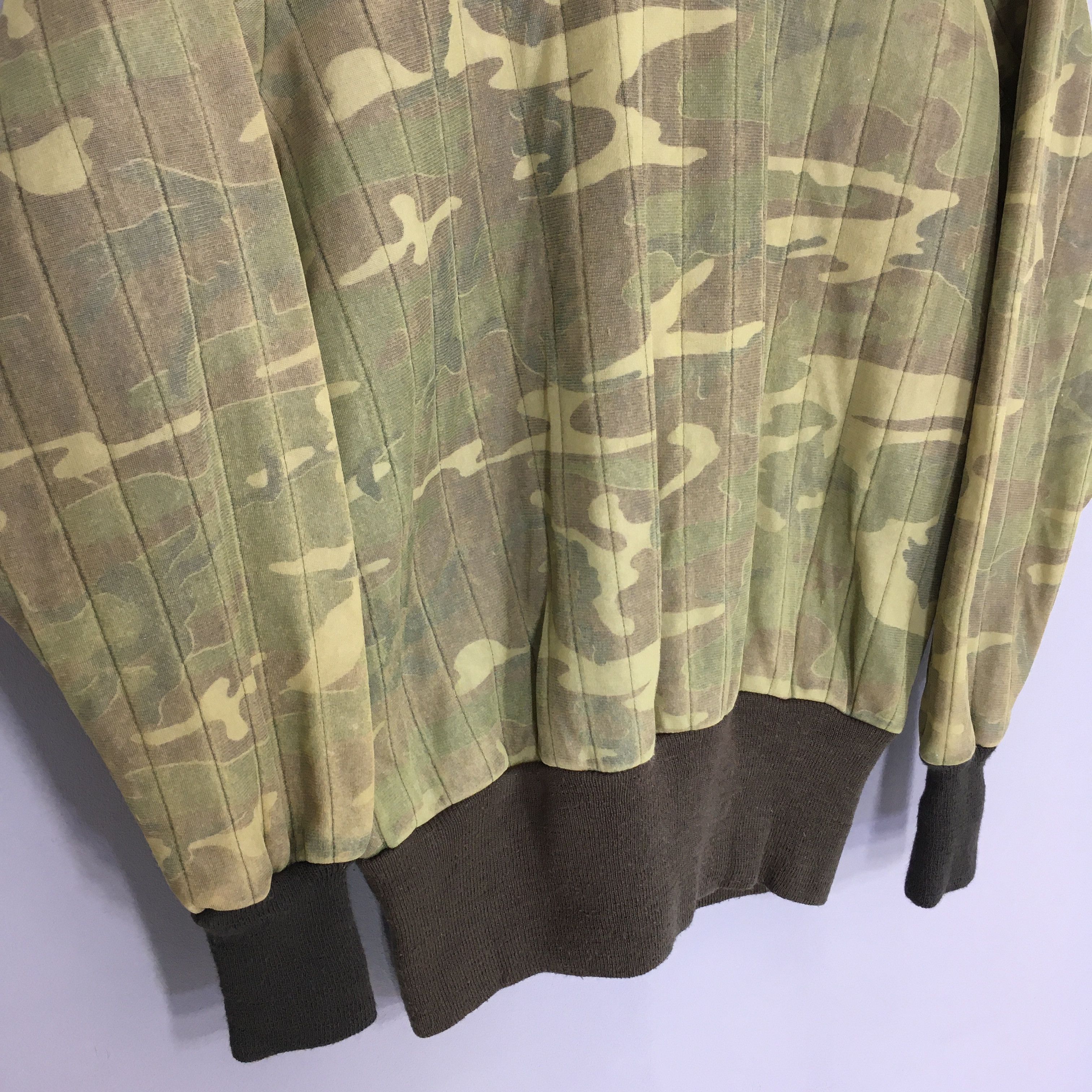 Japanese Brand Vintage 80s Saftbak Hunting Camouflage Sweatshirt Large Size US L / EU 52-54 / 3 - 4 Thumbnail