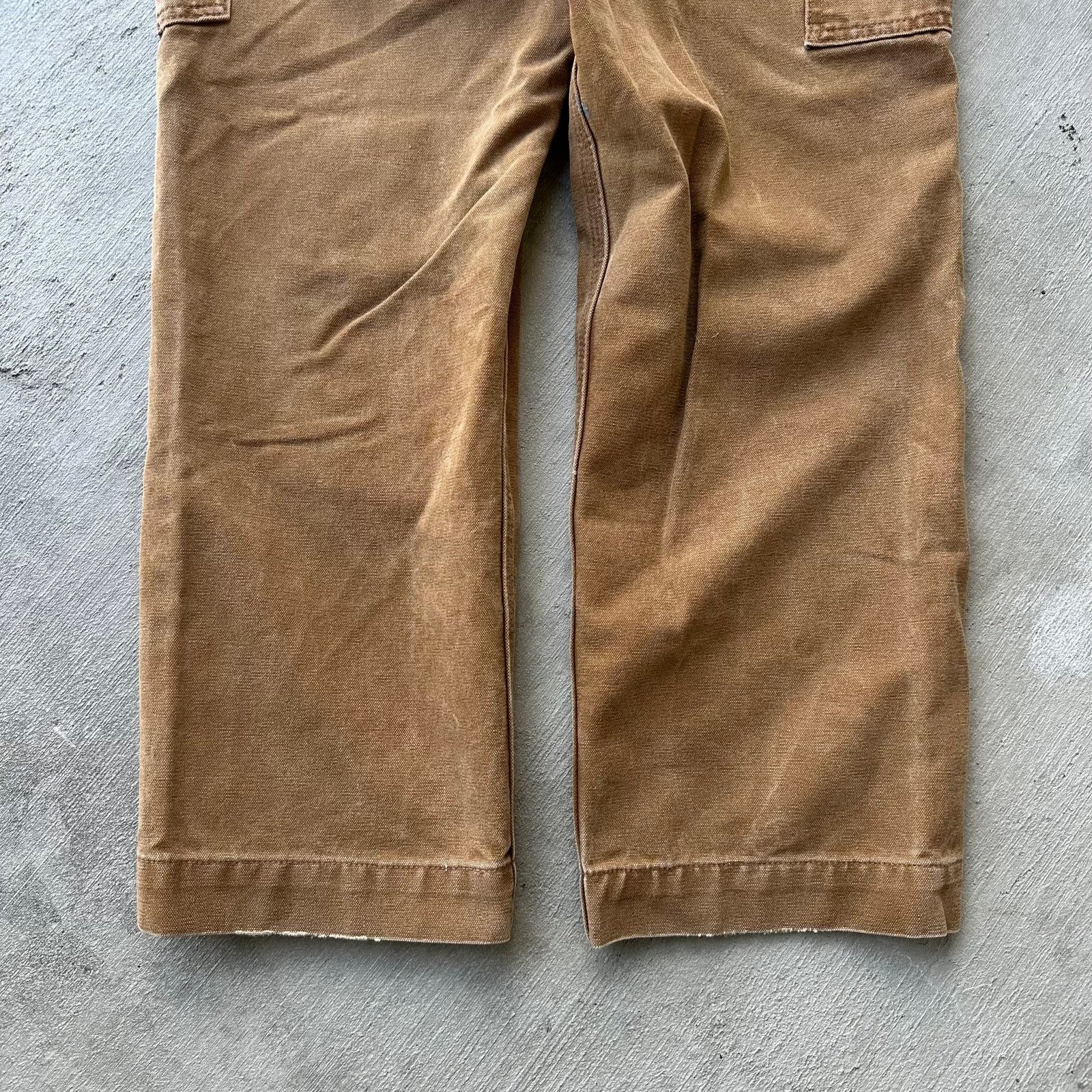 Carhartt Vintage Y2K Carhartt WOMENS brown double knee work pants Size US 32 / EU 48 - 7 Thumbnail