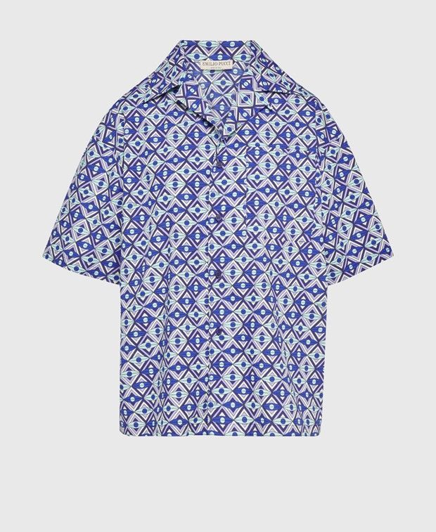Emilio Pucci Short-sleeved blouse Size S / US 4 / IT 40 - 1 Thumbnail
