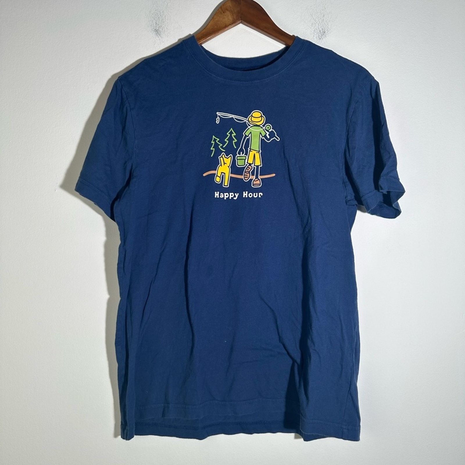 Life is Good Life Is Good Blue Short Sleeve Tee Size US M / EU 48-50 / 2 - 1 Thumbnail
