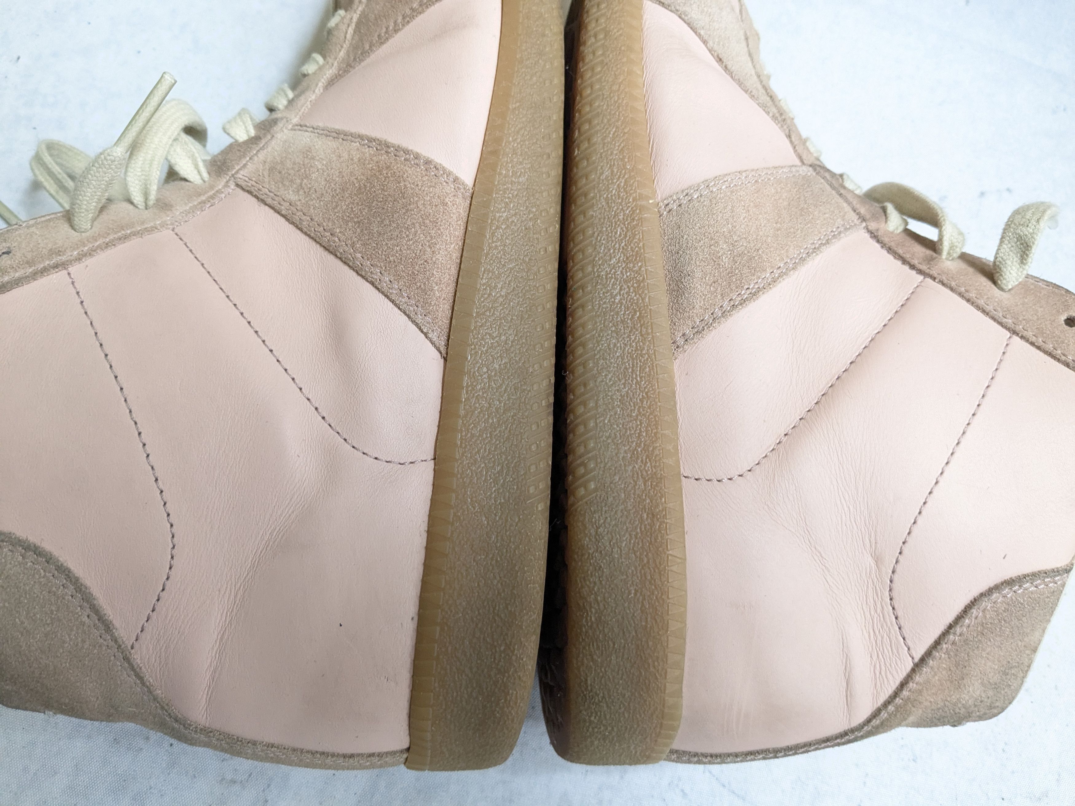 Maison Margiela Maison Margiela GAT Replica Pink High Tops 10 43 Gum Size US 10 / EU 43 - 13 Thumbnail