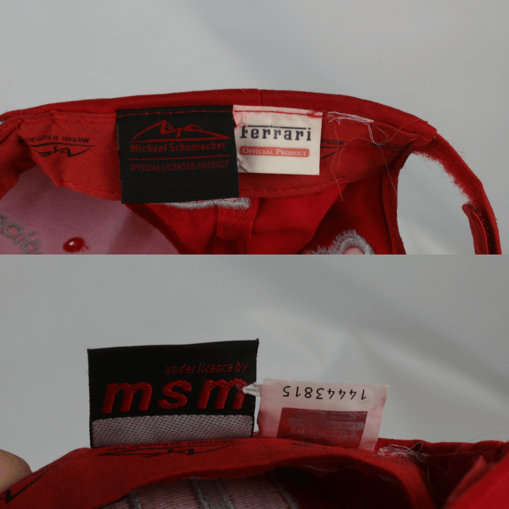 Ferrari 00S Michael Schumacher Formula 1 Logo Cap Vintage Size ONE SIZE - 8 Thumbnail