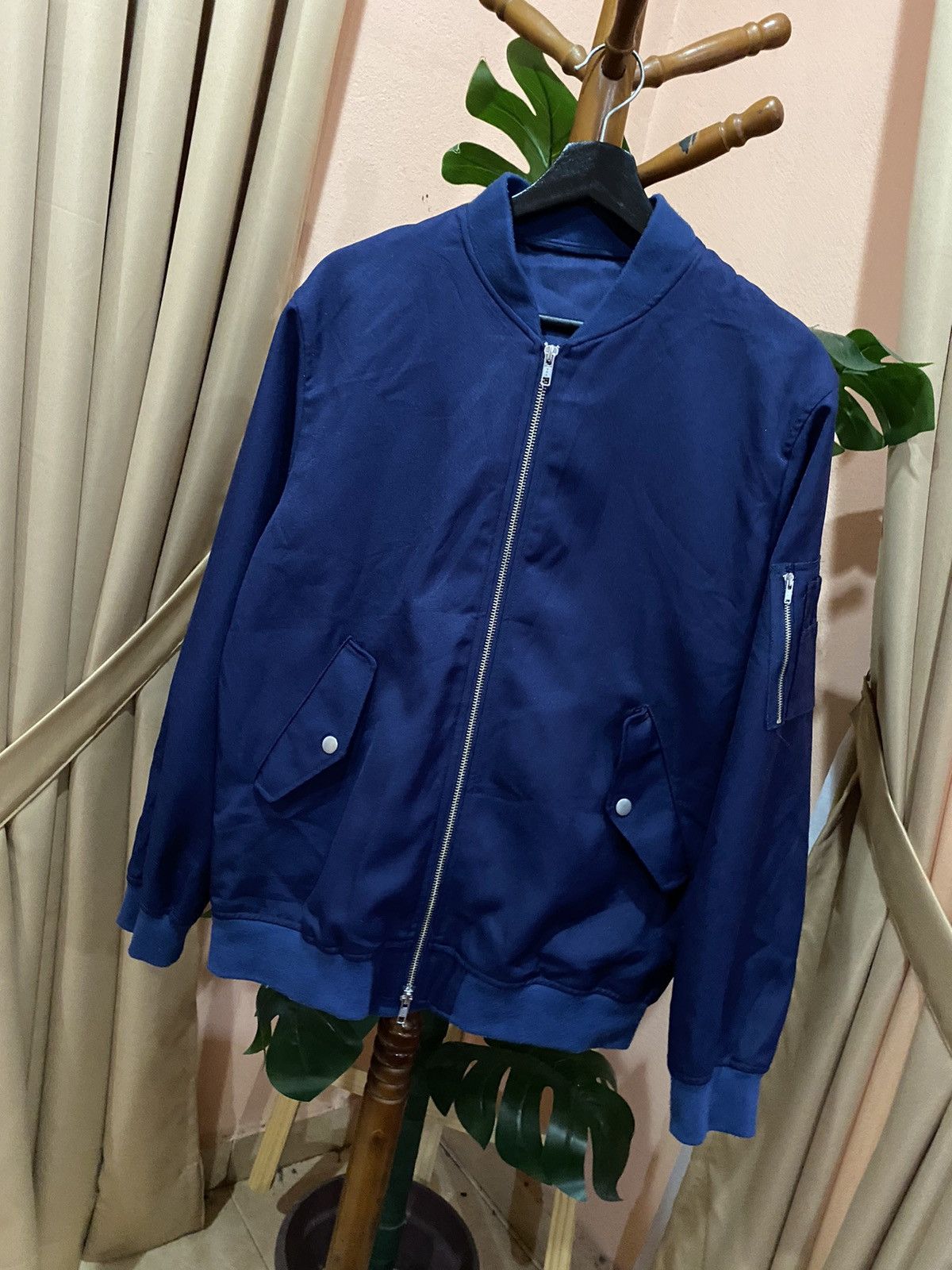 Japanese Brand JUN MEN ARMY BOMBER JACKET Size US L / EU 52-54 / 3 - 2 Thumbnail