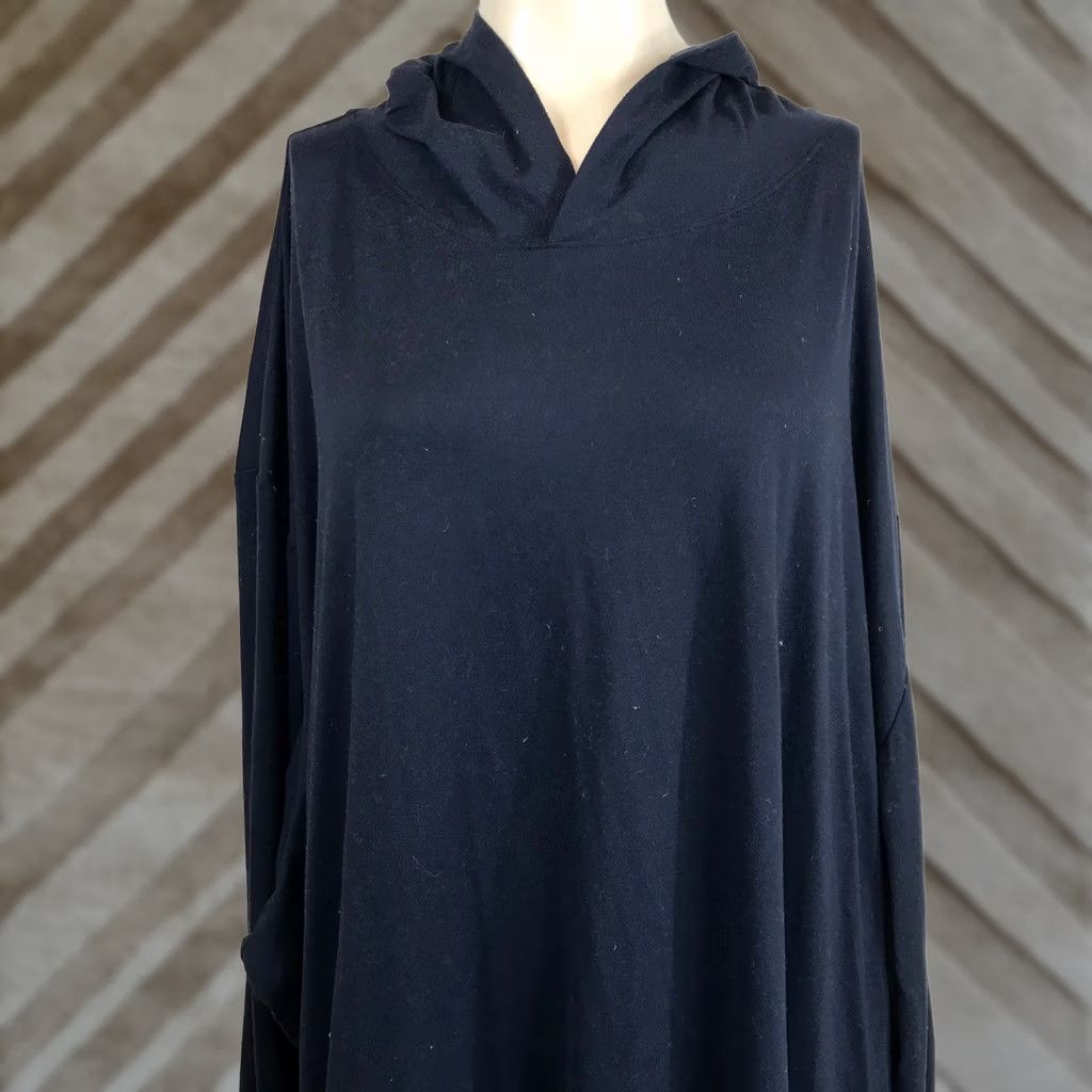 SKIMS Skims Navy Blue Lightweight Hooded Long Sleeve Top Big 5X Mens Hooded Long Sleeve Lightweight Top Navy Blue 5X Size US XXL / EU 58 / 5 - 1 Thumbnail