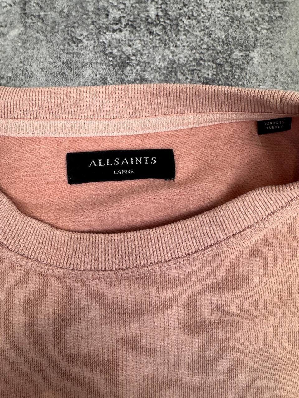 Allsaints AllSaints Men Sweatshirt Pink Size L Size US L / EU 52-54 / 3 - 3 Thumbnail