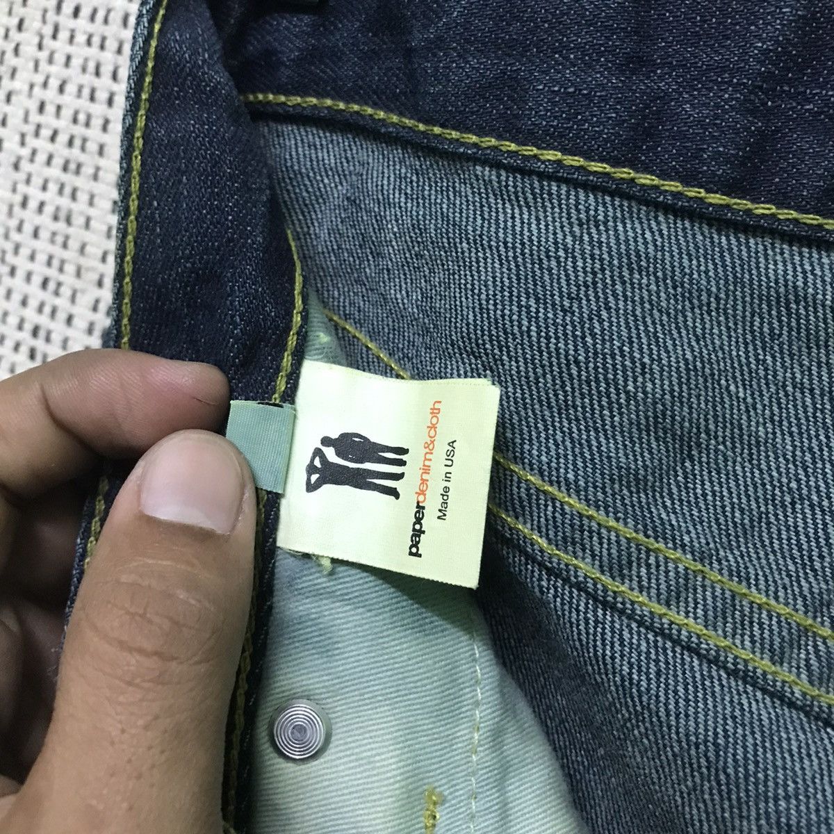Japanese Brand paperdenim&cloth‼️ bootcut made in usa 13369 paint pants Size 28" / US 6 / IT 42 - 7 Thumbnail
